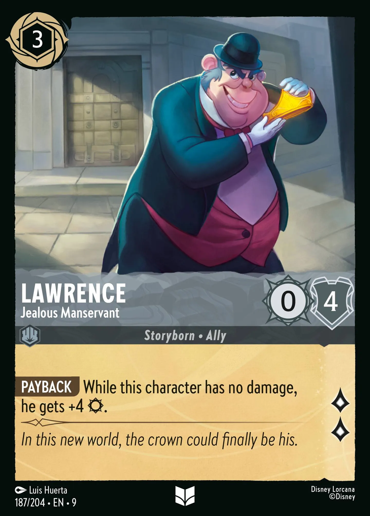 Lawrence - Valet jaloux — Fabled — Lorcana
