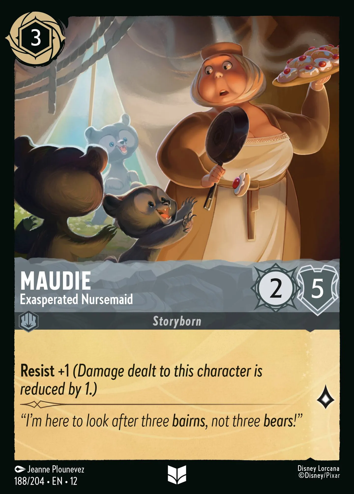 Maudie - Exasperated Nursemaid — Wilds Unknown — Lorcana