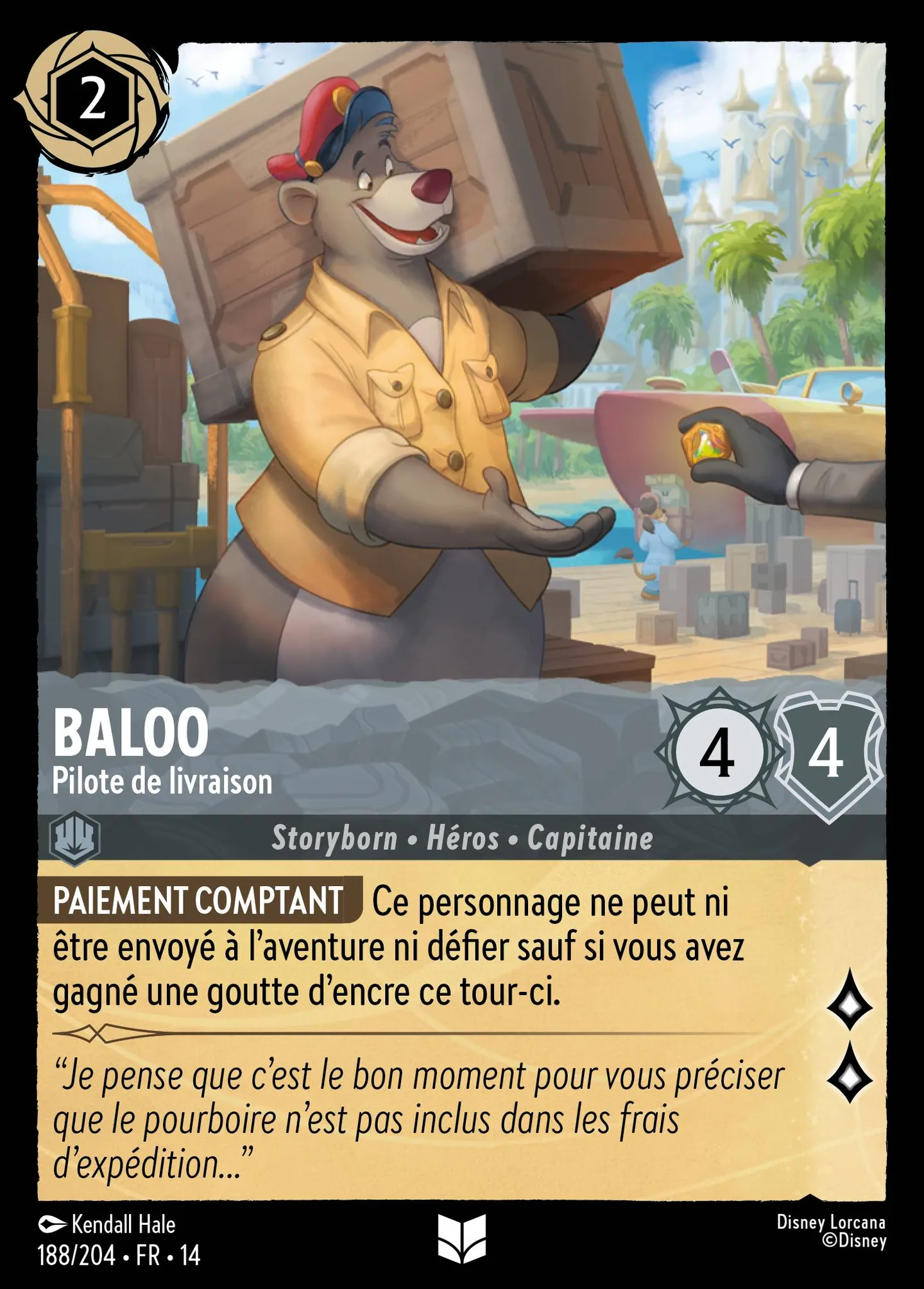 Baloo - Pilote de livraison — Hyperia City — Lorcana