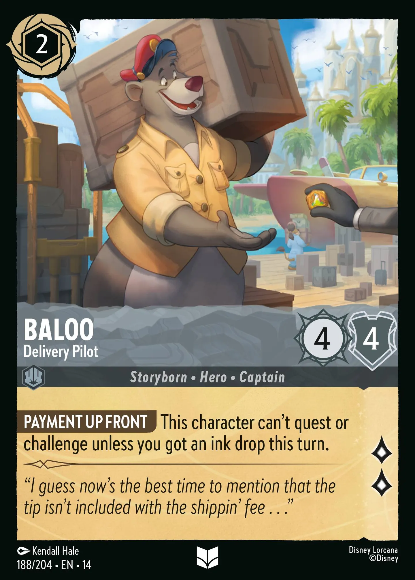 Baloo - Delivery Pilot — Hyperia City — Lorcana