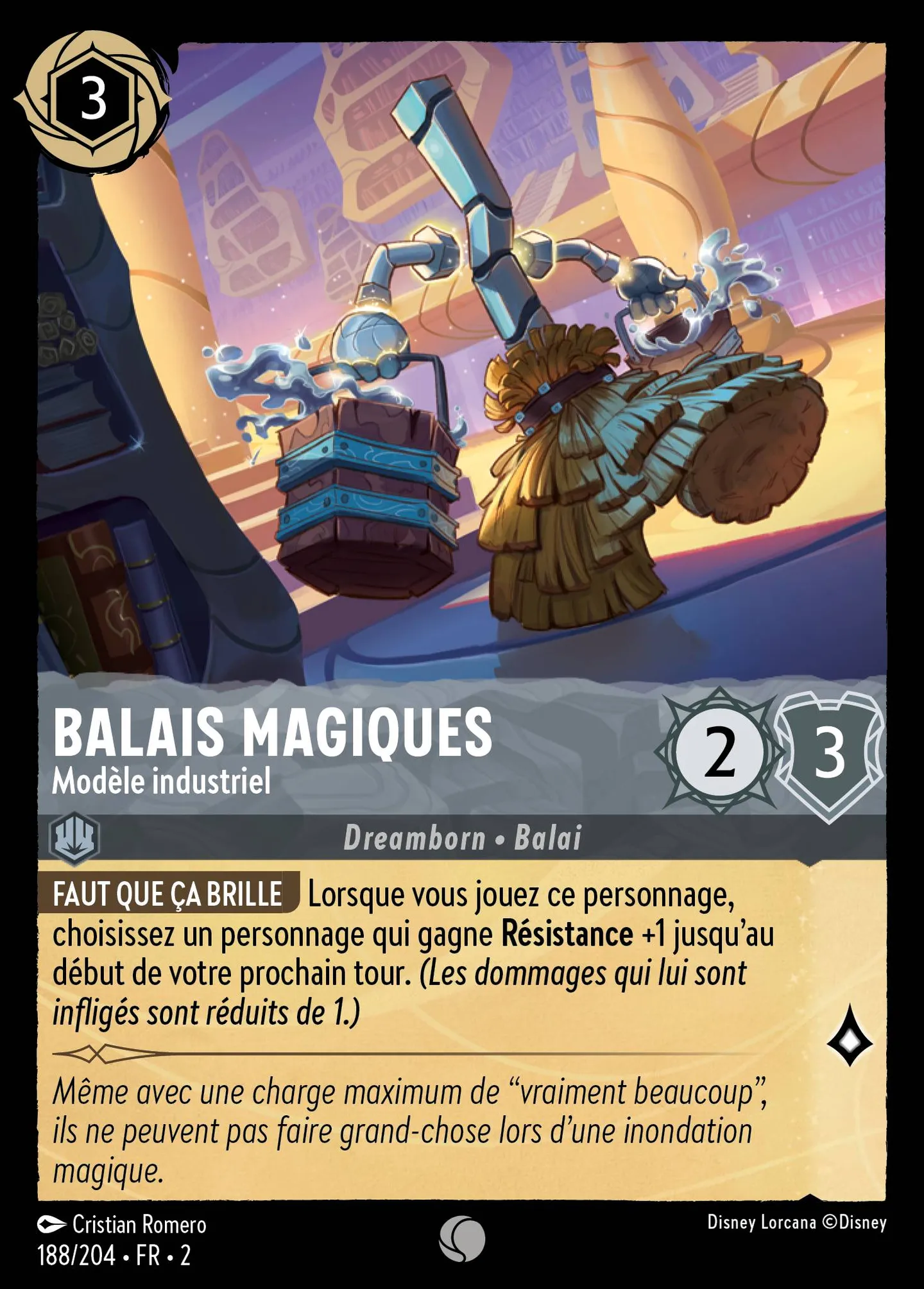 Balais magiques - Modèle industriel — Rise of the Floodborn — Lorcana
