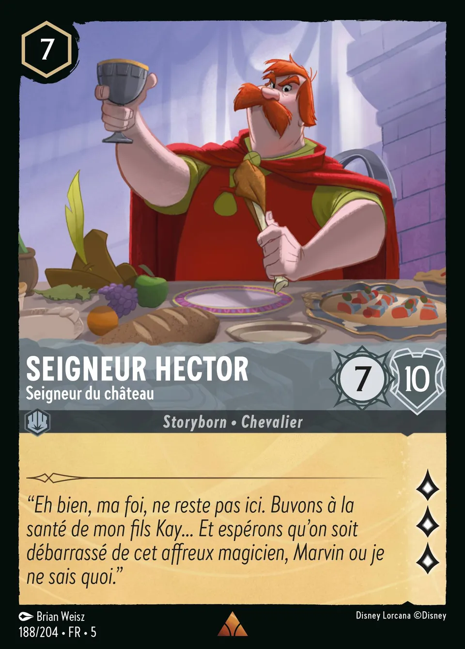 Seigneur Hector - Seigneur du château from Shimmering Skies - Lorcana