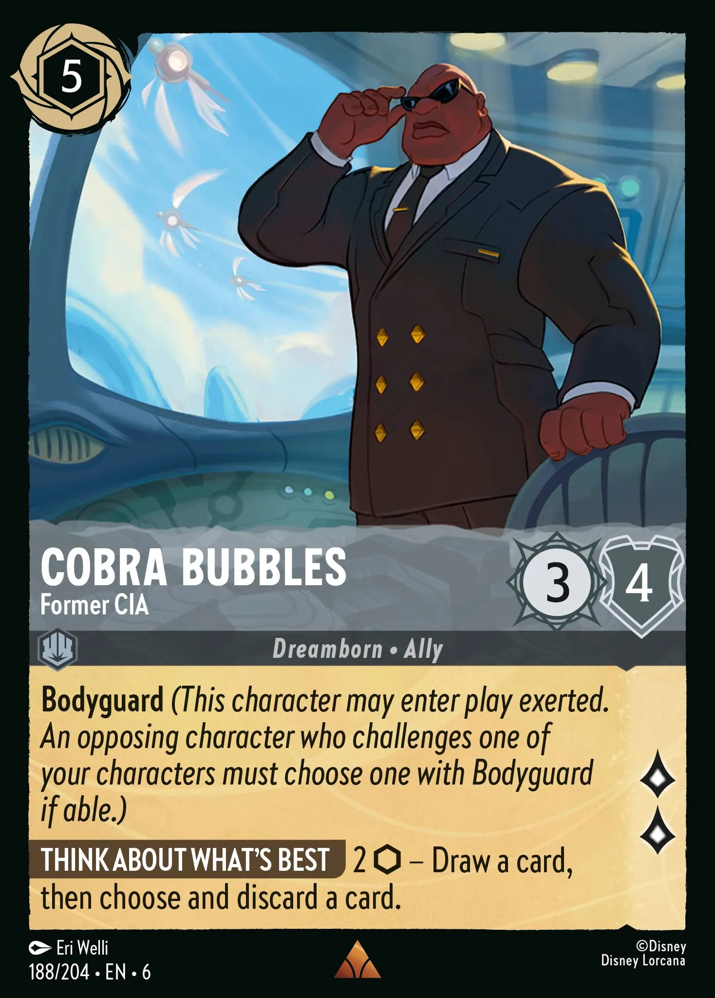 Cobra Bubbles - Former CIA — Azurite Sea — Lorcana