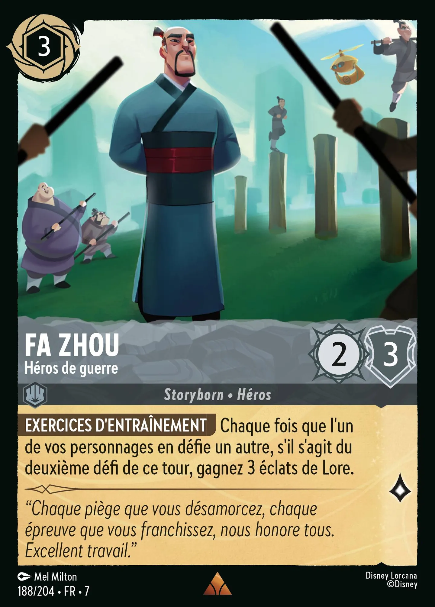 Fa Zhou - Héros de guerre — Archazia's Island — Lorcana