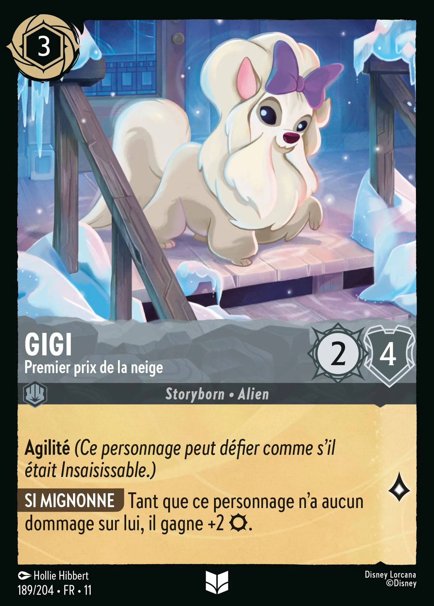 Gigi - Premier prix de la neige — Winterspell — Lorcana