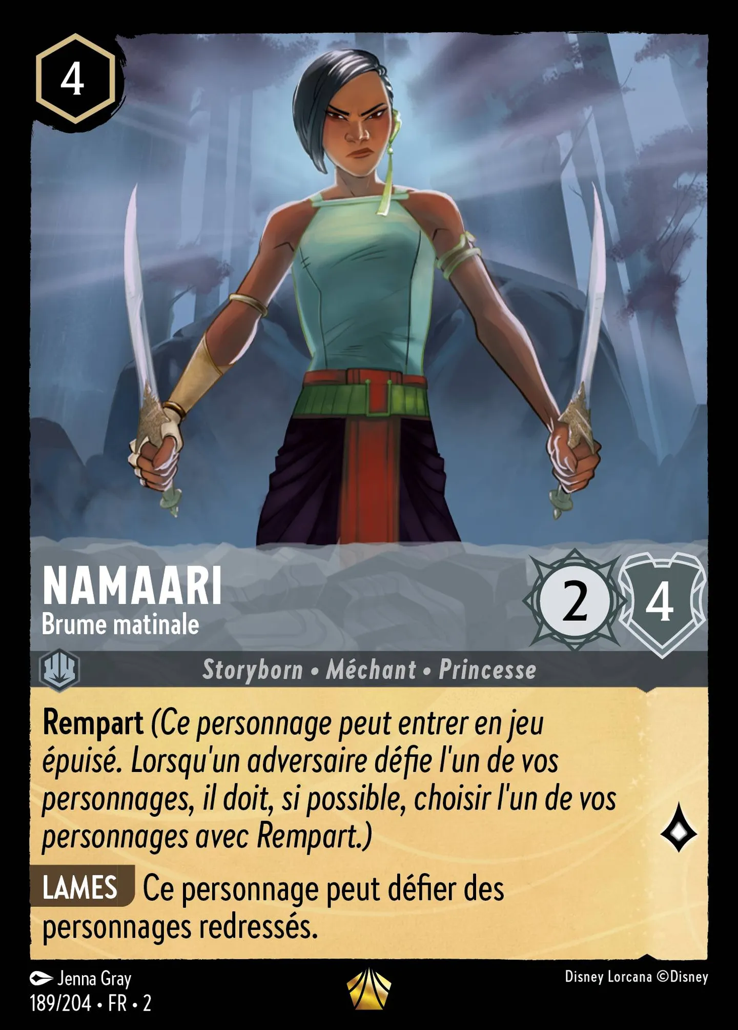 Namaari - Brume matinale — Rise of the Floodborn — Lorcana