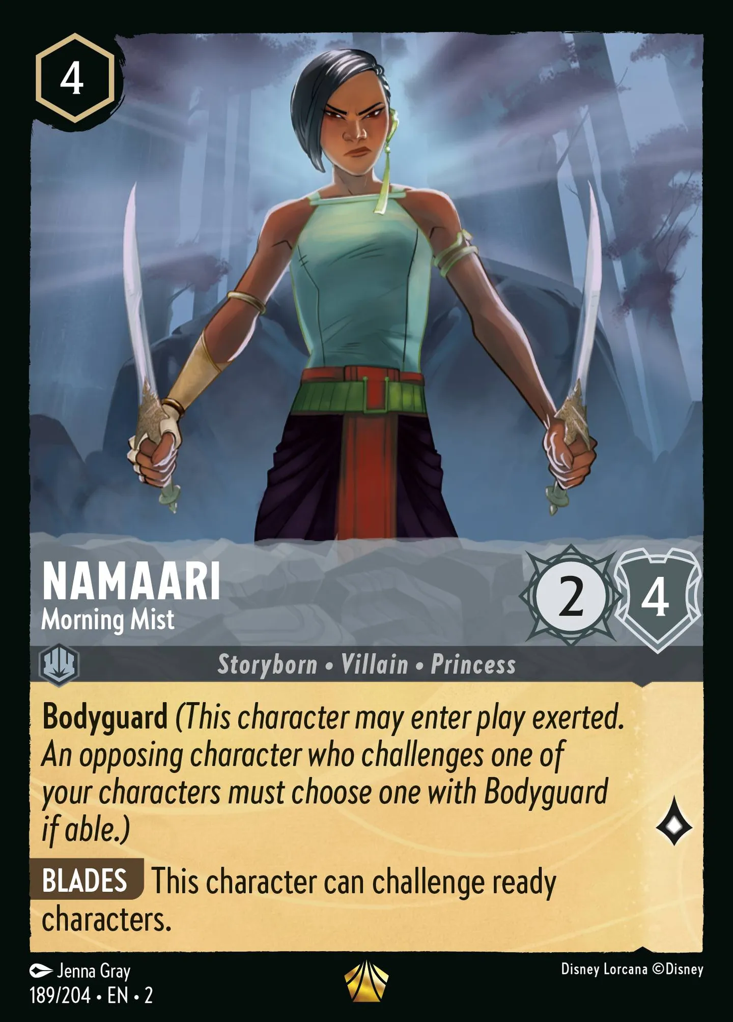 Namaari - Morning Mist — Rise of the Floodborn — Lorcana