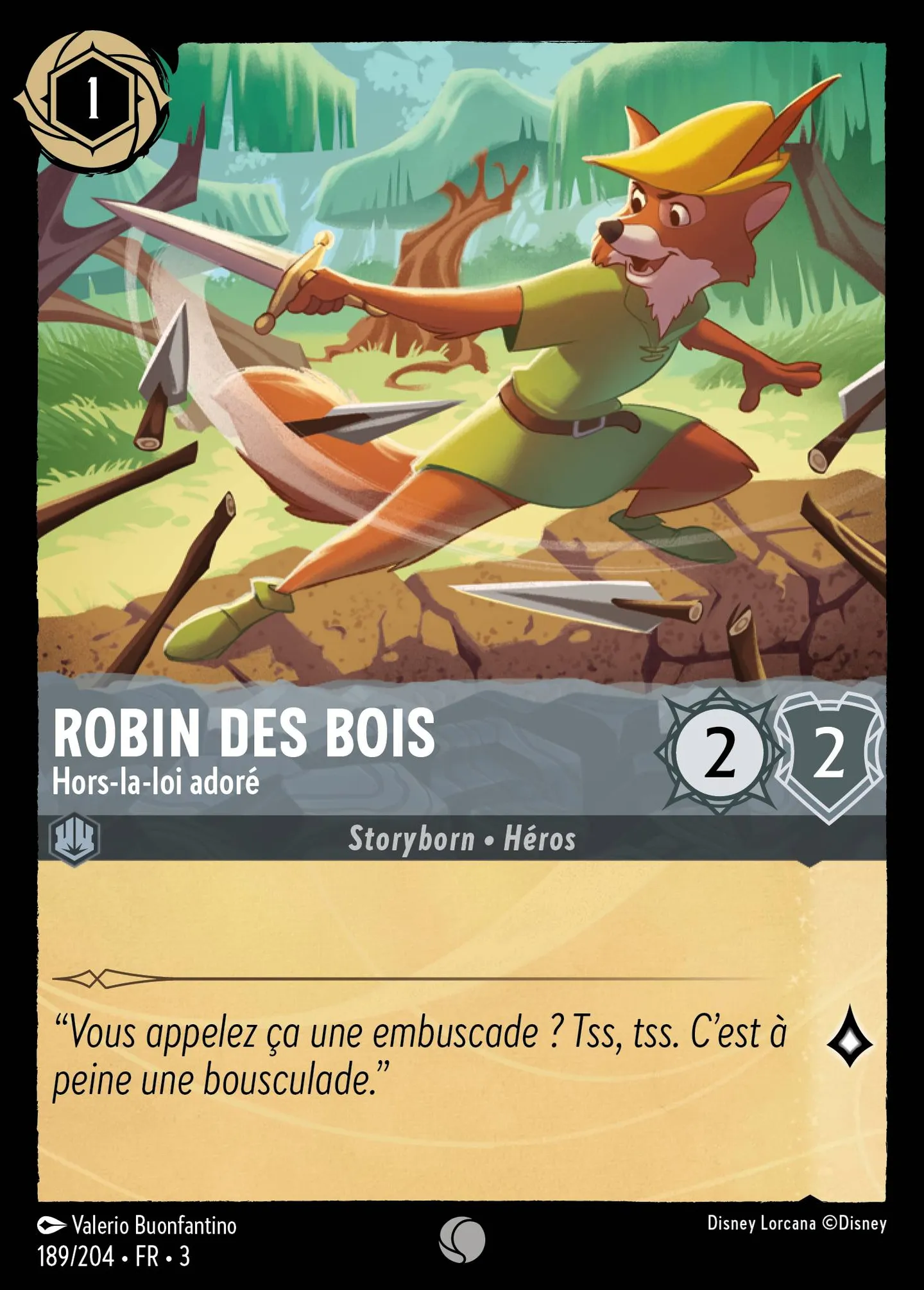Robin des Bois - Hors-la-loi adoré — Into the Inklands — Lorcana