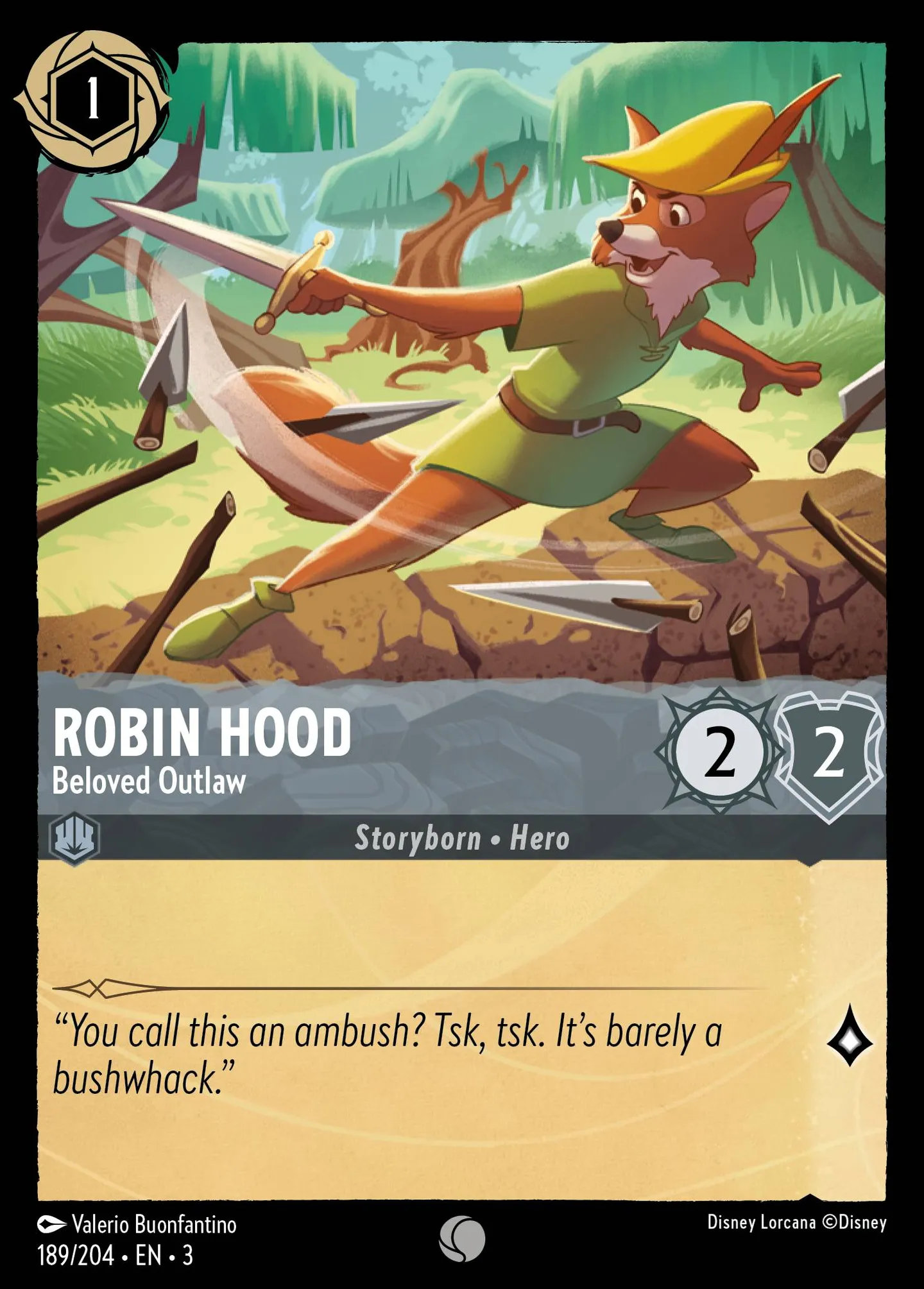 Robin Hood - Beloved Outlaw — Into the Inklands — Lorcana