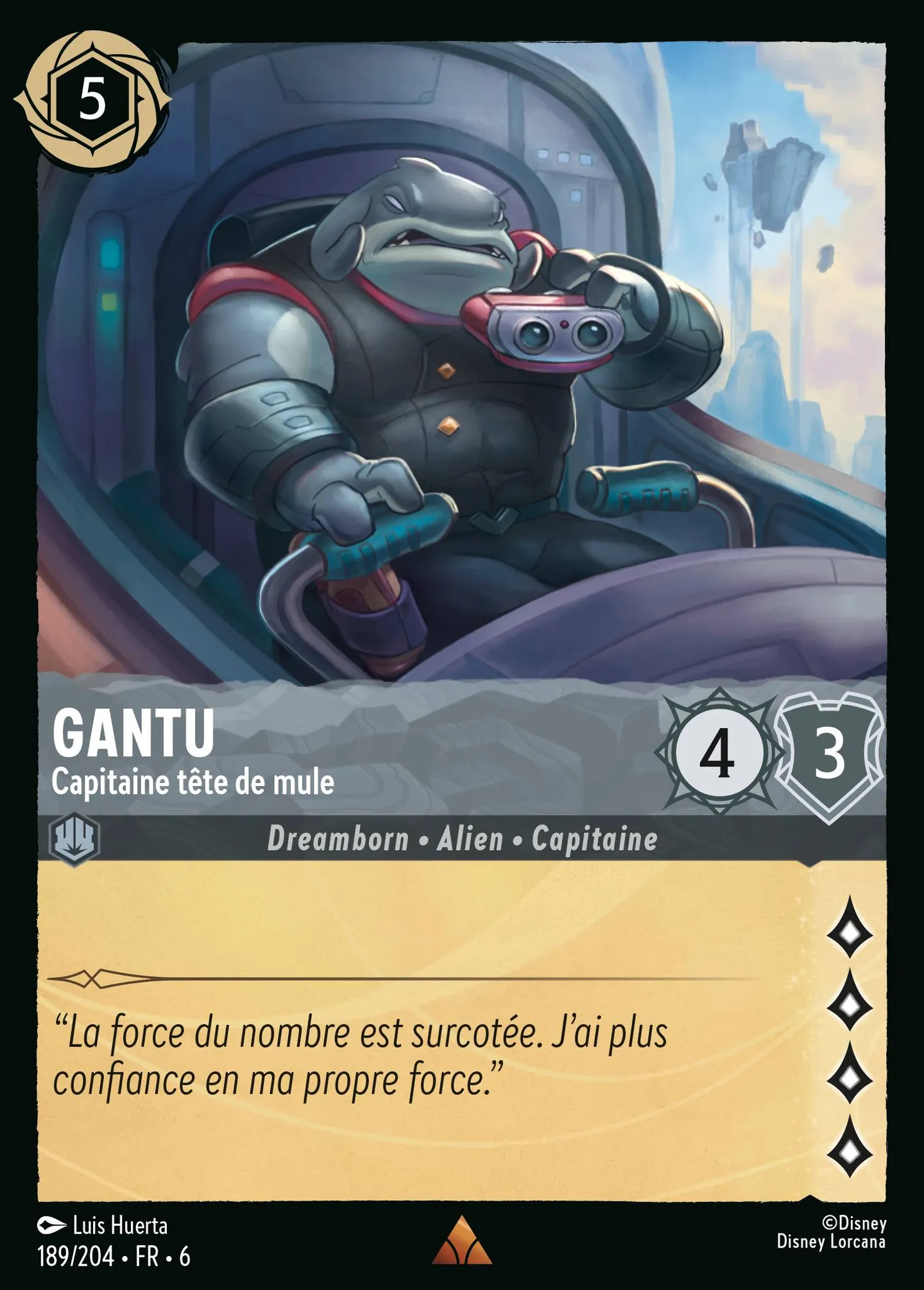 Gantu - Capitaine tête de mule — Azurite Sea — Lorcana
