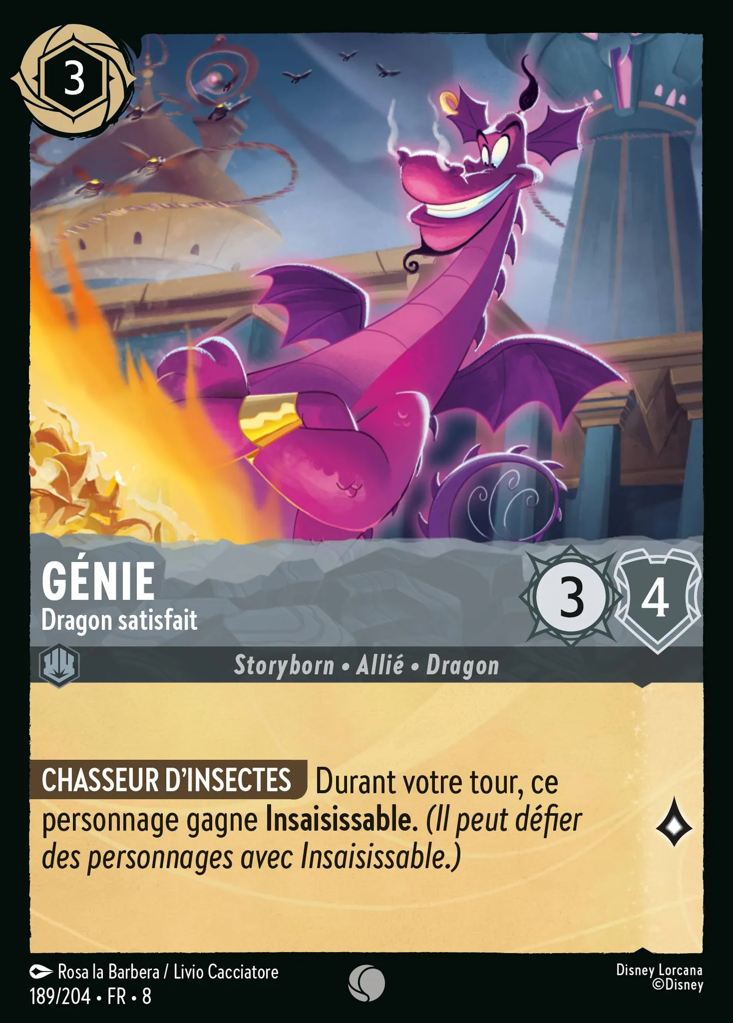 Génie - Dragon satisfait — The Reign of Jafar — Lorcana