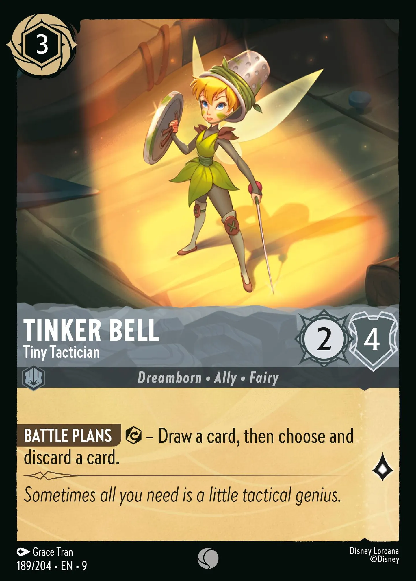 Tinker Bell - Tiny Tactician — Fabled — Lorcana