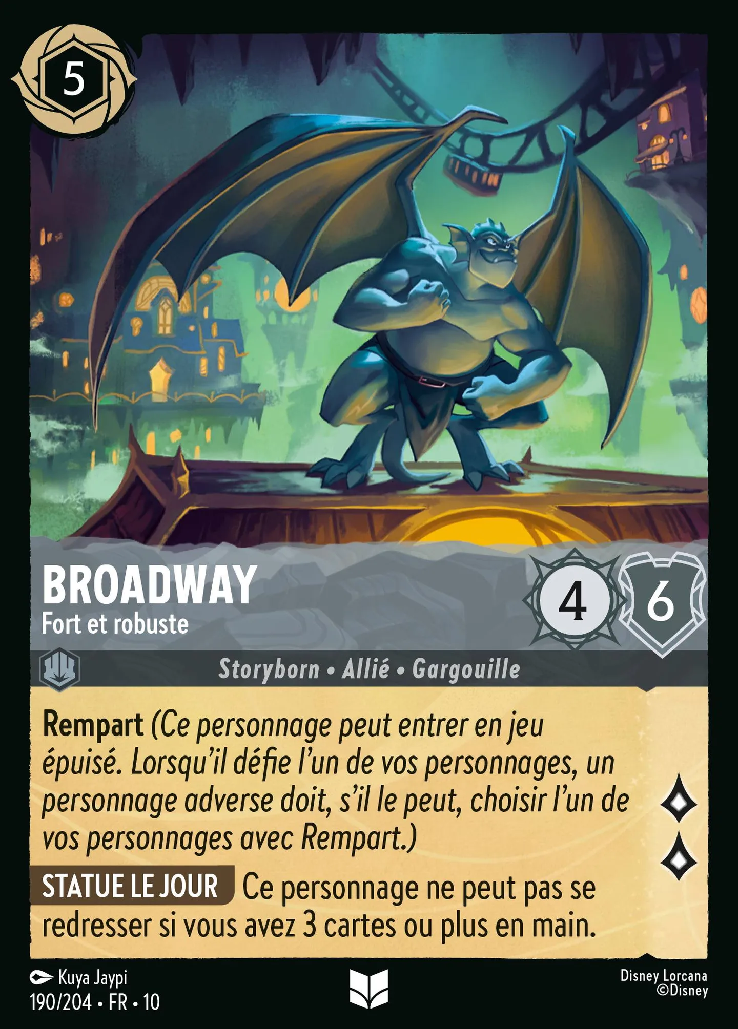 Broadway - Fort et robuste — Whispers in the Well — Lorcana