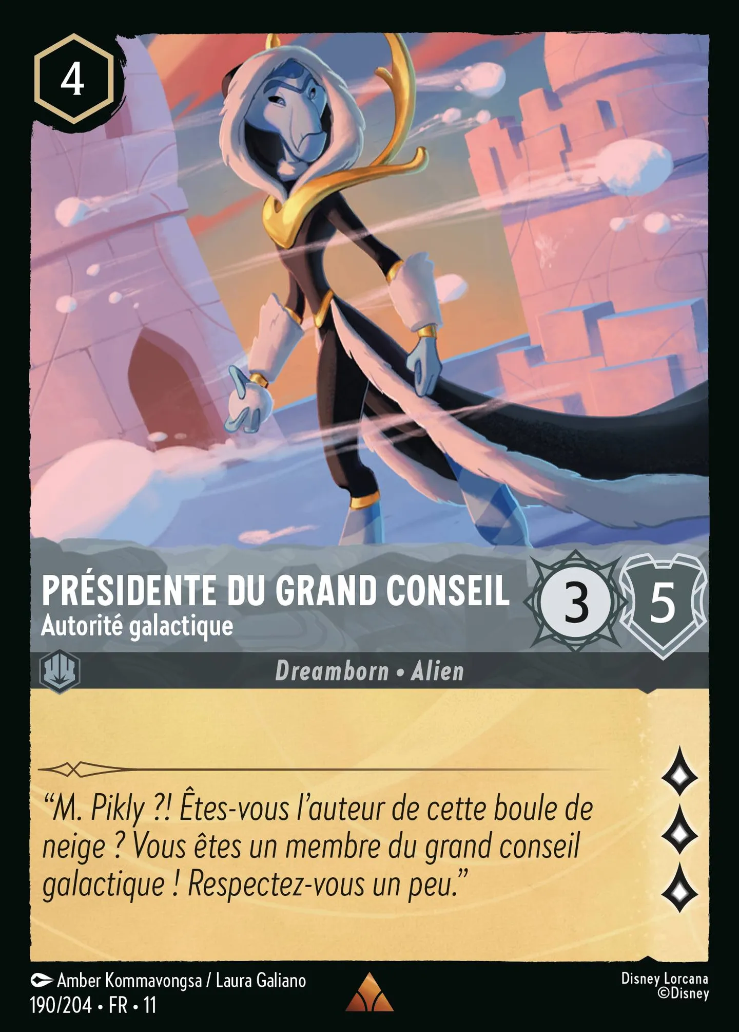 Présidente du Grand Conseil - Autorité galactique — Winterspell — Lorcana