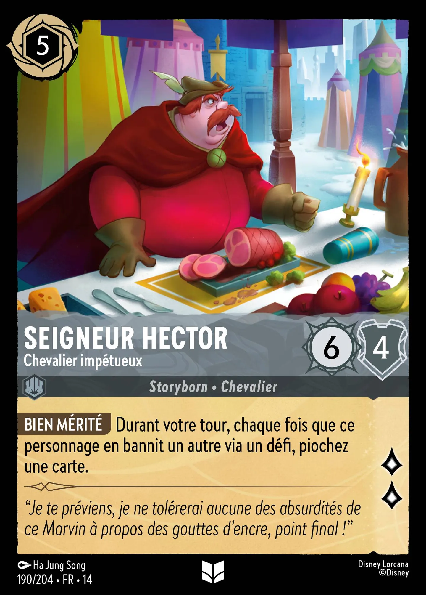 Seigneur Hector - Chevalier impétueux — Hyperia City — Lorcana