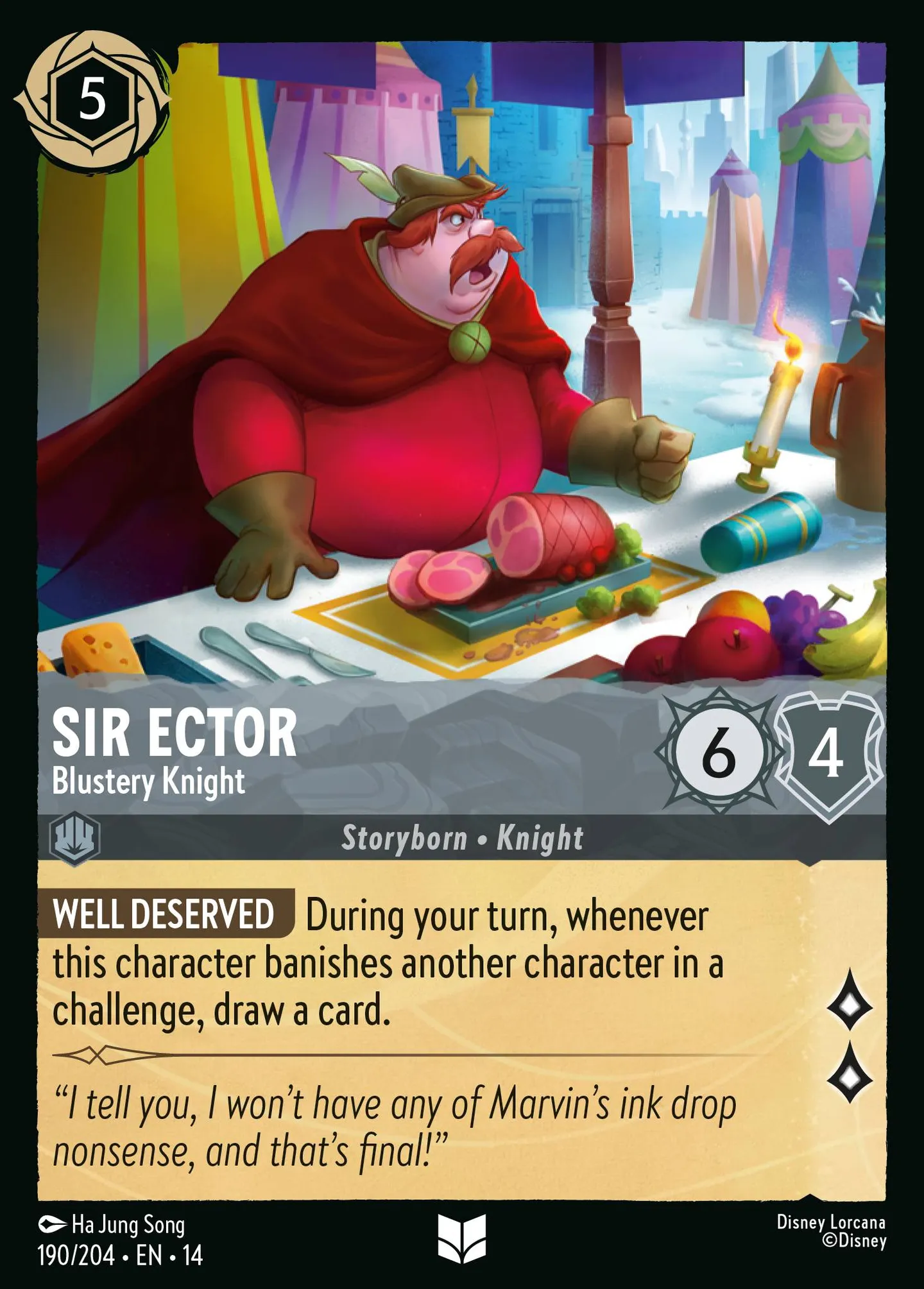 Sir Ector - Blustery Knight — Hyperia City — Lorcana
