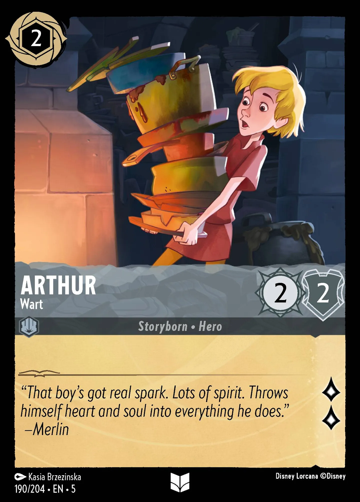 Arthur - Wart — Shimmering Skies — Lorcana