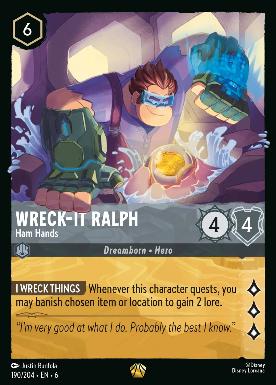 Wreck-It Ralph - Ham Hands from Azurite Sea - Lorcana