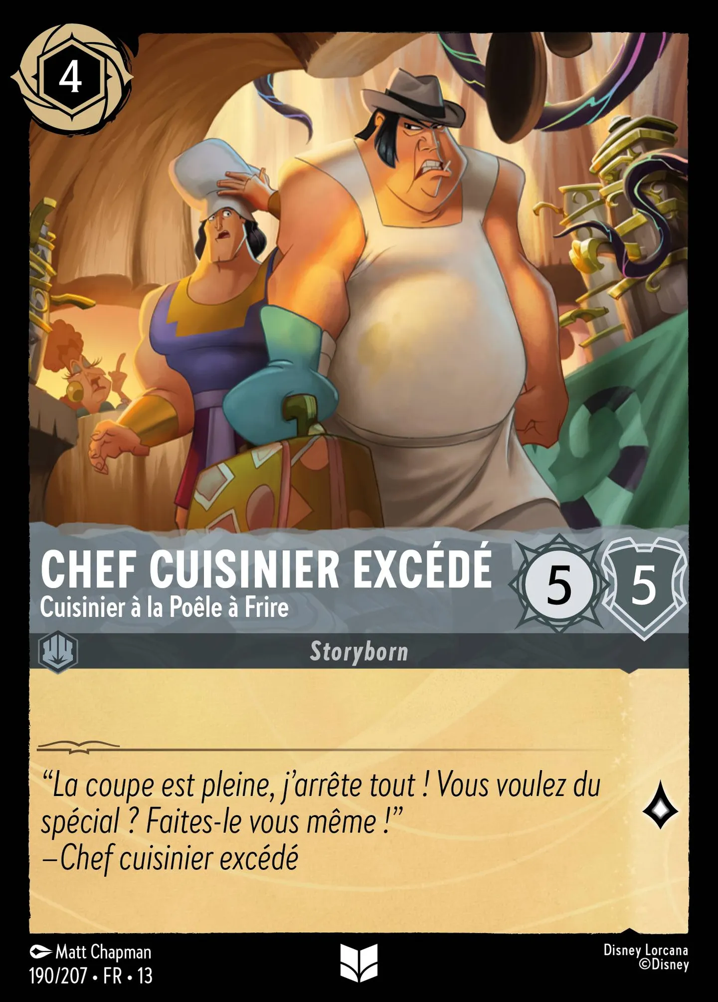 Chef cuisinier excédé - Cuisinier à la Poêle à Frire — Attack of the Vine! — Lorcana
