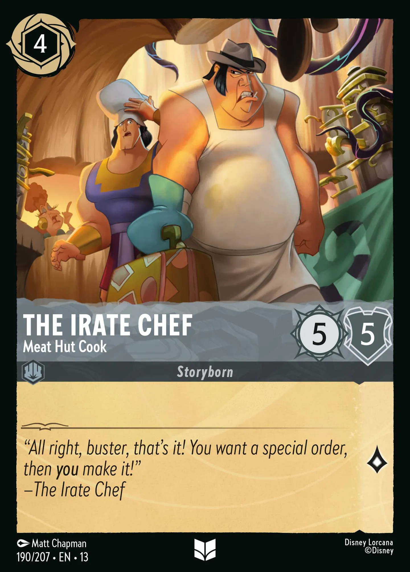 Chef cuisinier excédé - Cuisinier à la Poêle à Frire — Attack of the Vine! — Lorcana