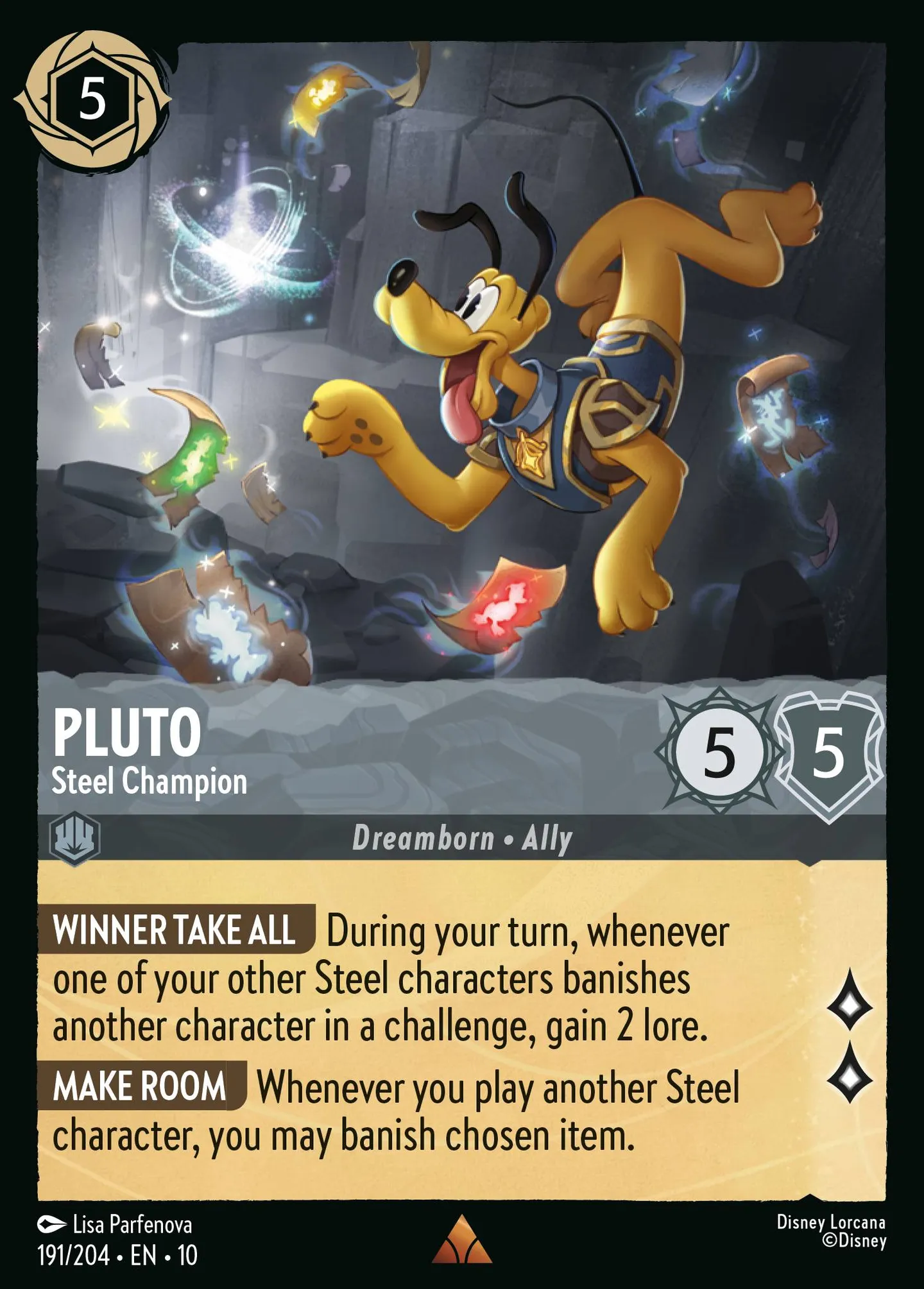 Pluto - Champion Acier — Whispers in the Well — Lorcana