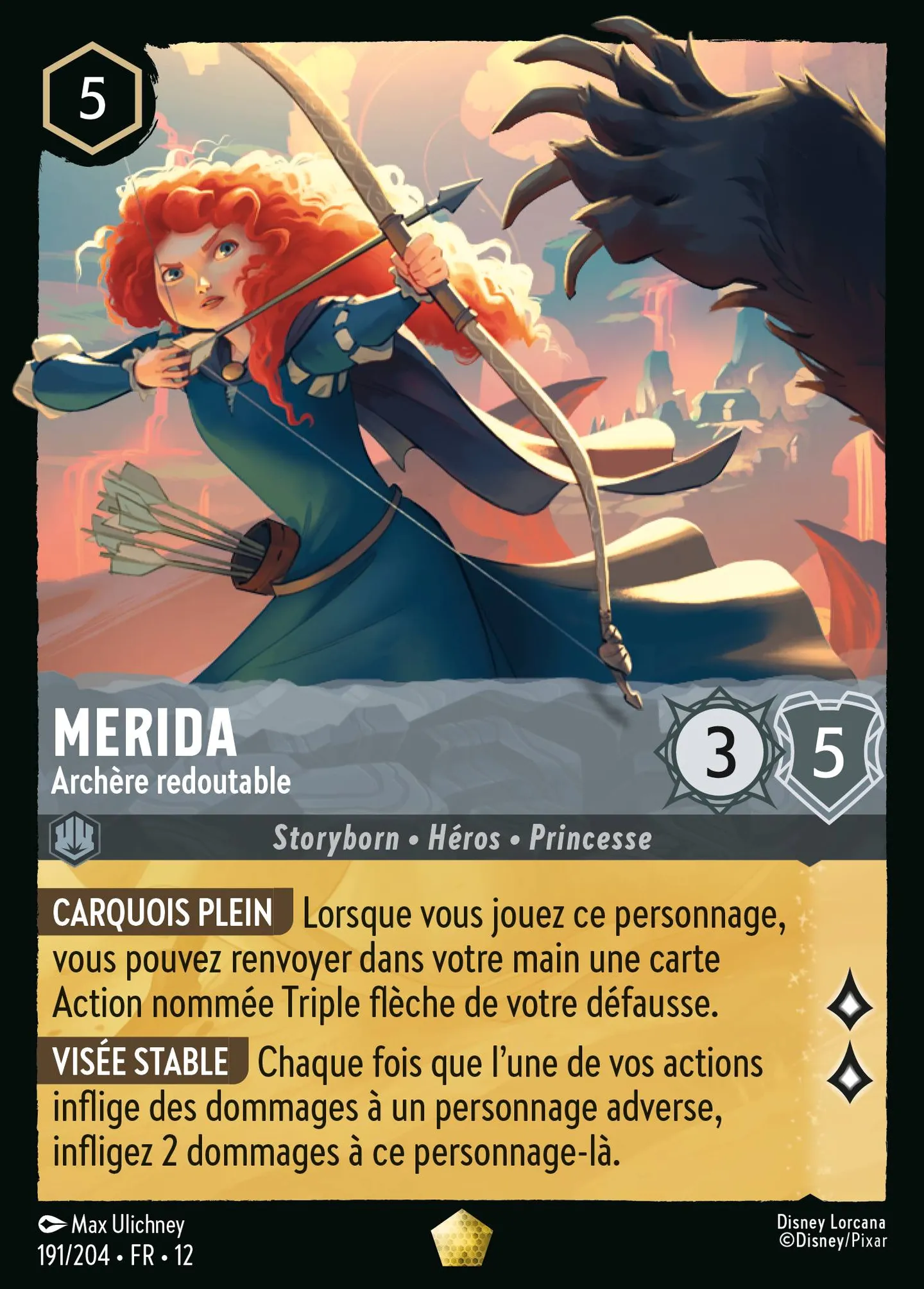 Merida - Archère redoutable — Wilds Unknown — Lorcana