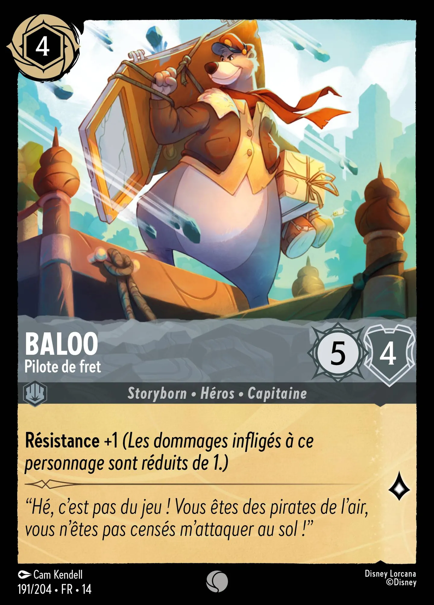 Baloo - Pilote de fret — Hyperia City — Lorcana