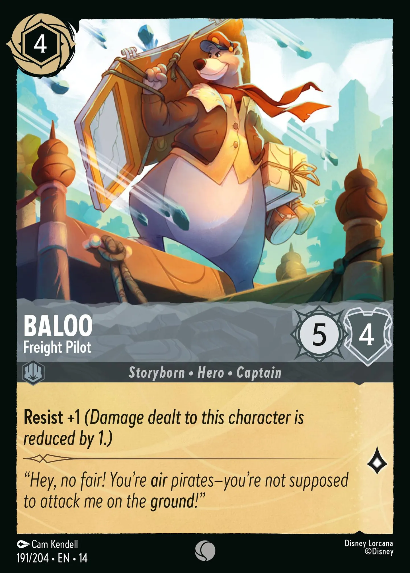 Baloo - Freight Pilot — Hyperia City — Lorcana