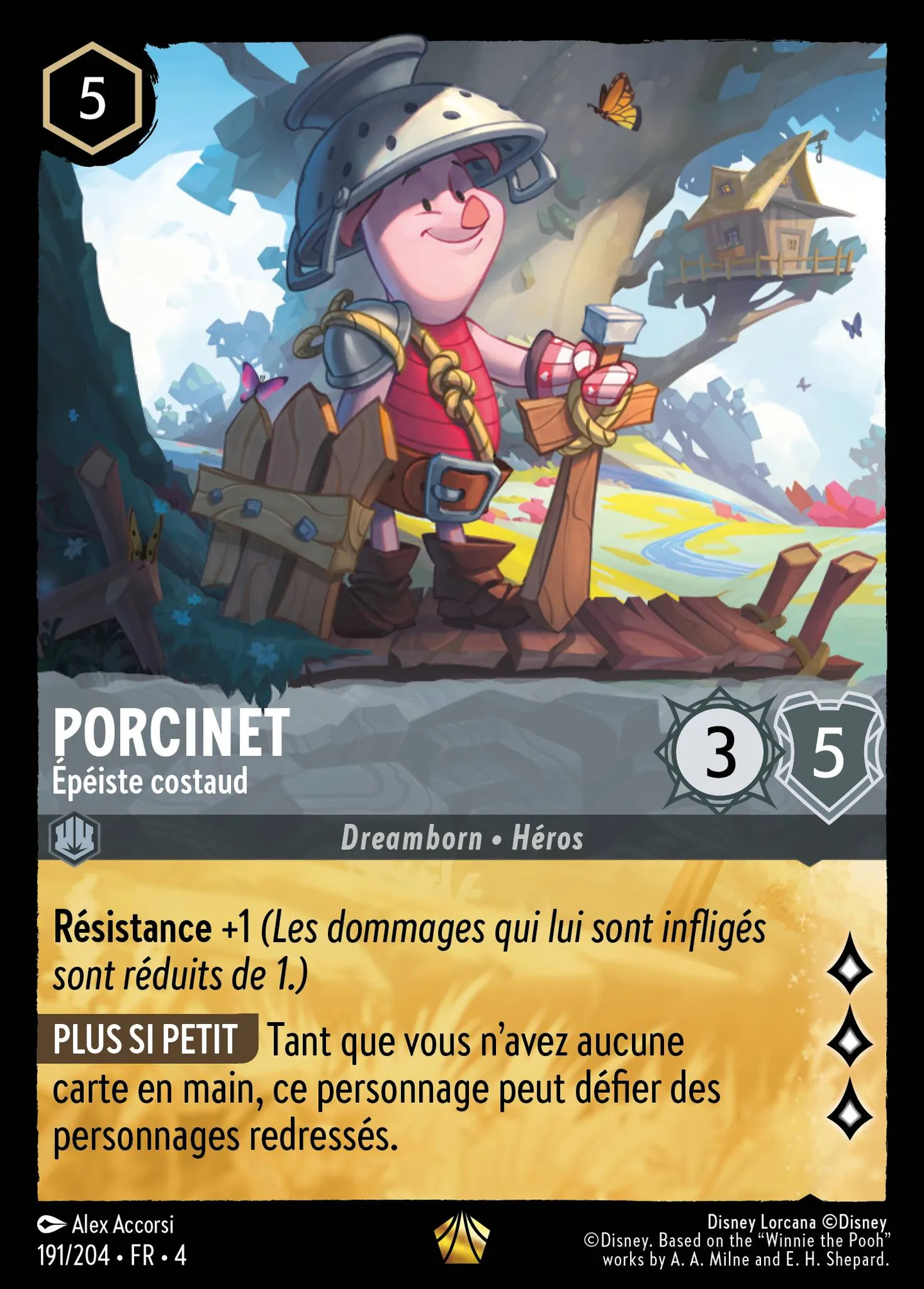 Porcinet - Épéiste costaud — Ursula's Return — Lorcana