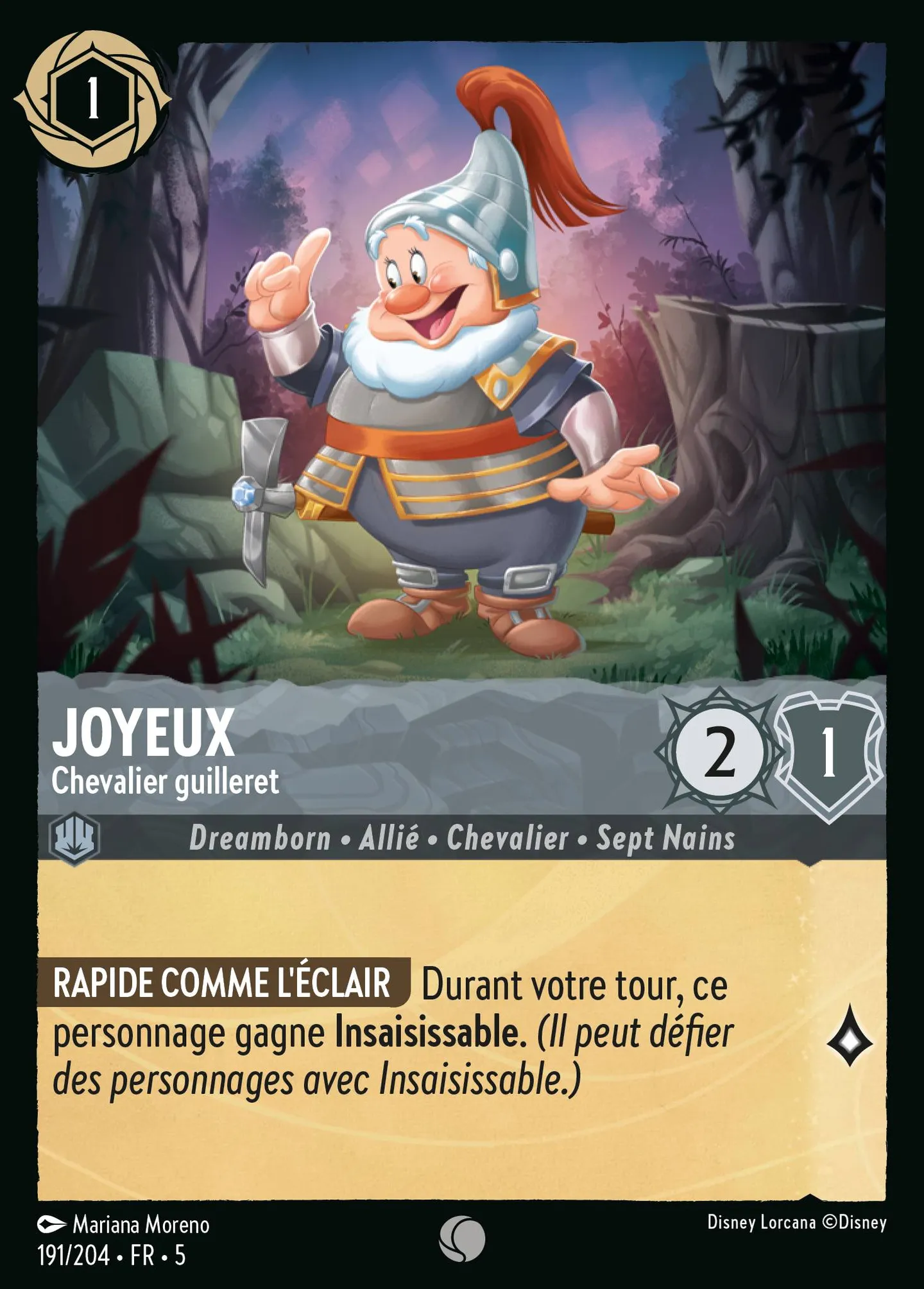Joyeux - Chevalier guilleret — Shimmering Skies — Lorcana
