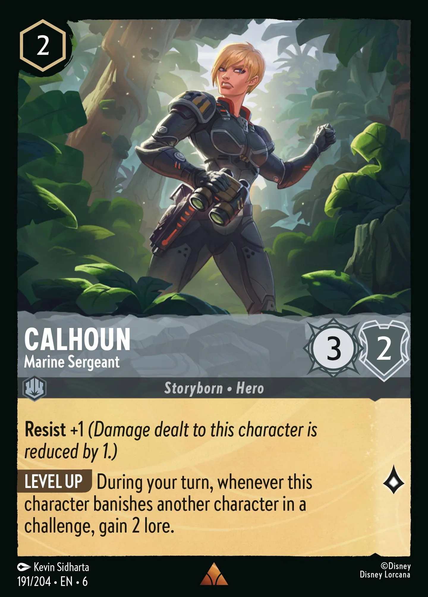 Calhoun - Marine Sergeant — Azurite Sea — Lorcana