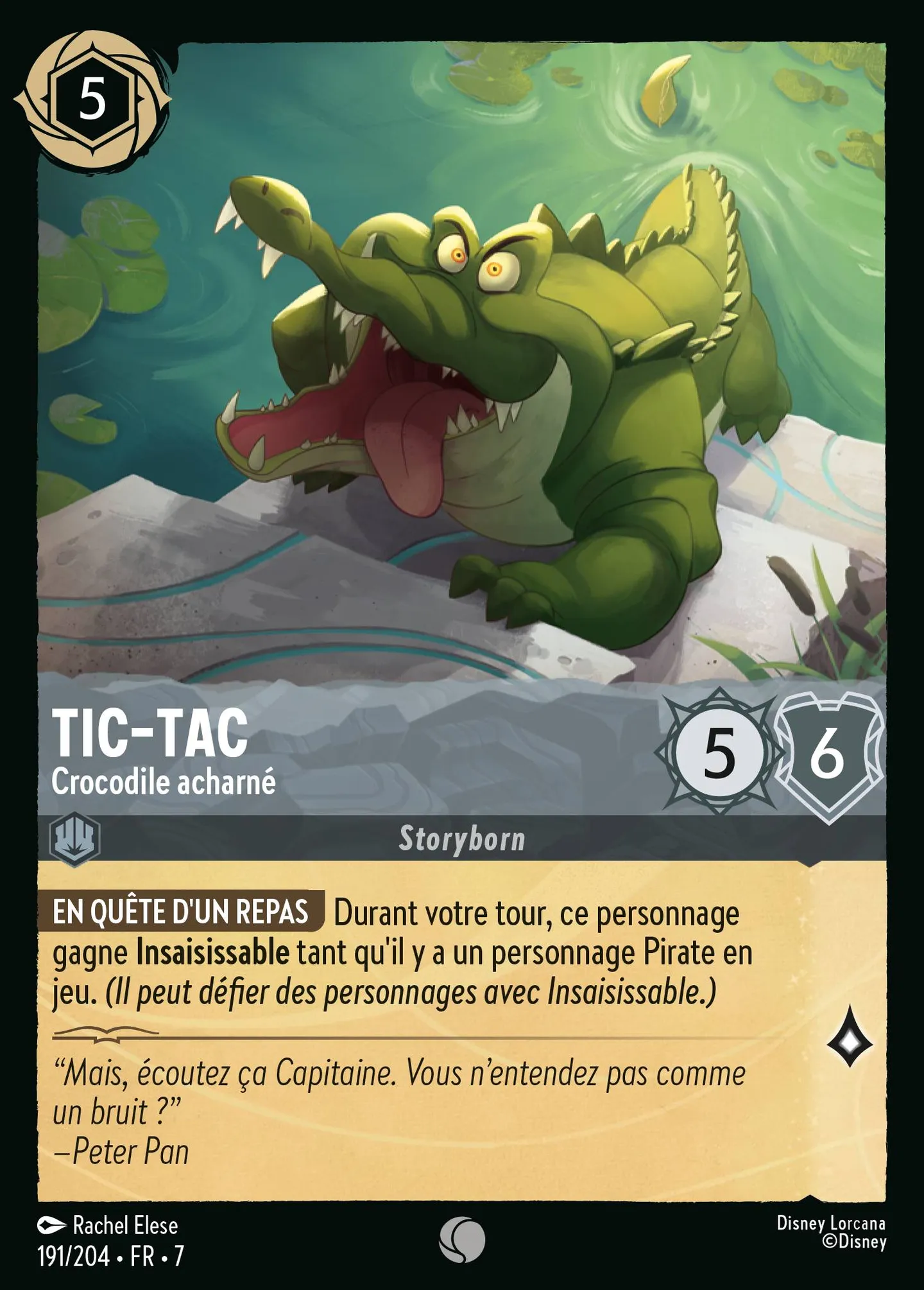 Tic-Tac - Crocodile acharné — Archazia's Island — Lorcana