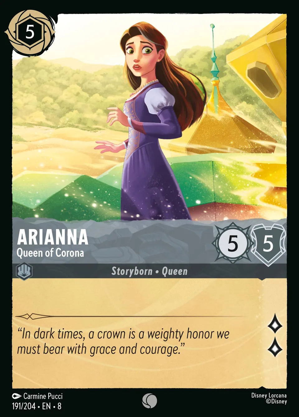 Arianna - Queen of Corona from The Reign of Jafar - Lorcana