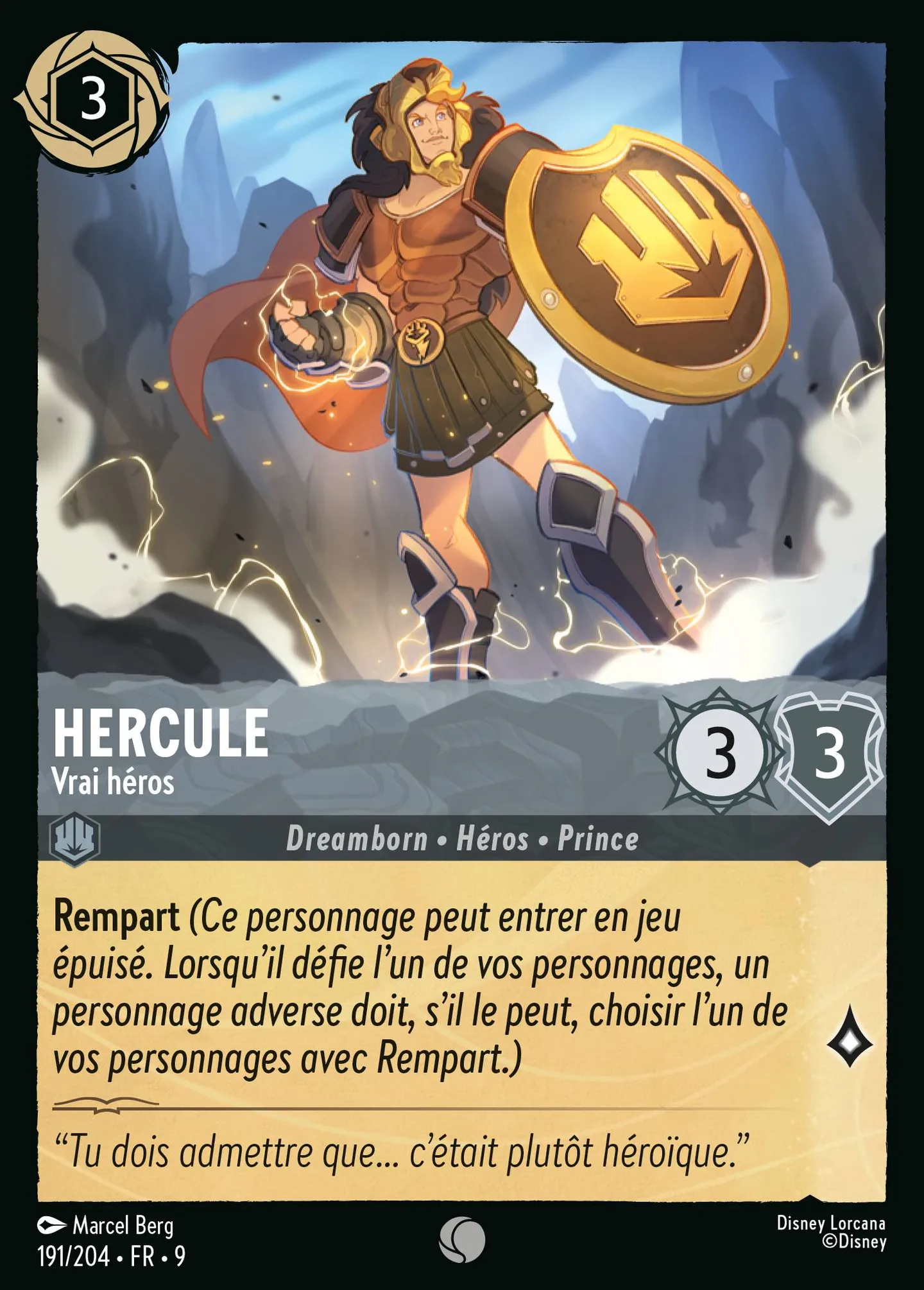 Hercule - Vrai héros — Fabled — Lorcana