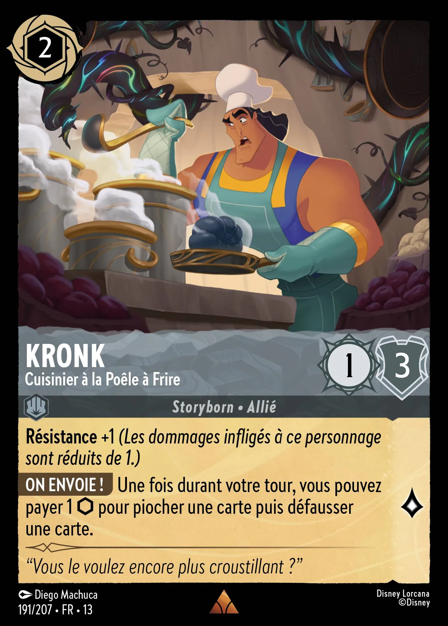 Kronk - Cuisinier à la Poêle à Frire — Attack of the Vine! — Lorcana