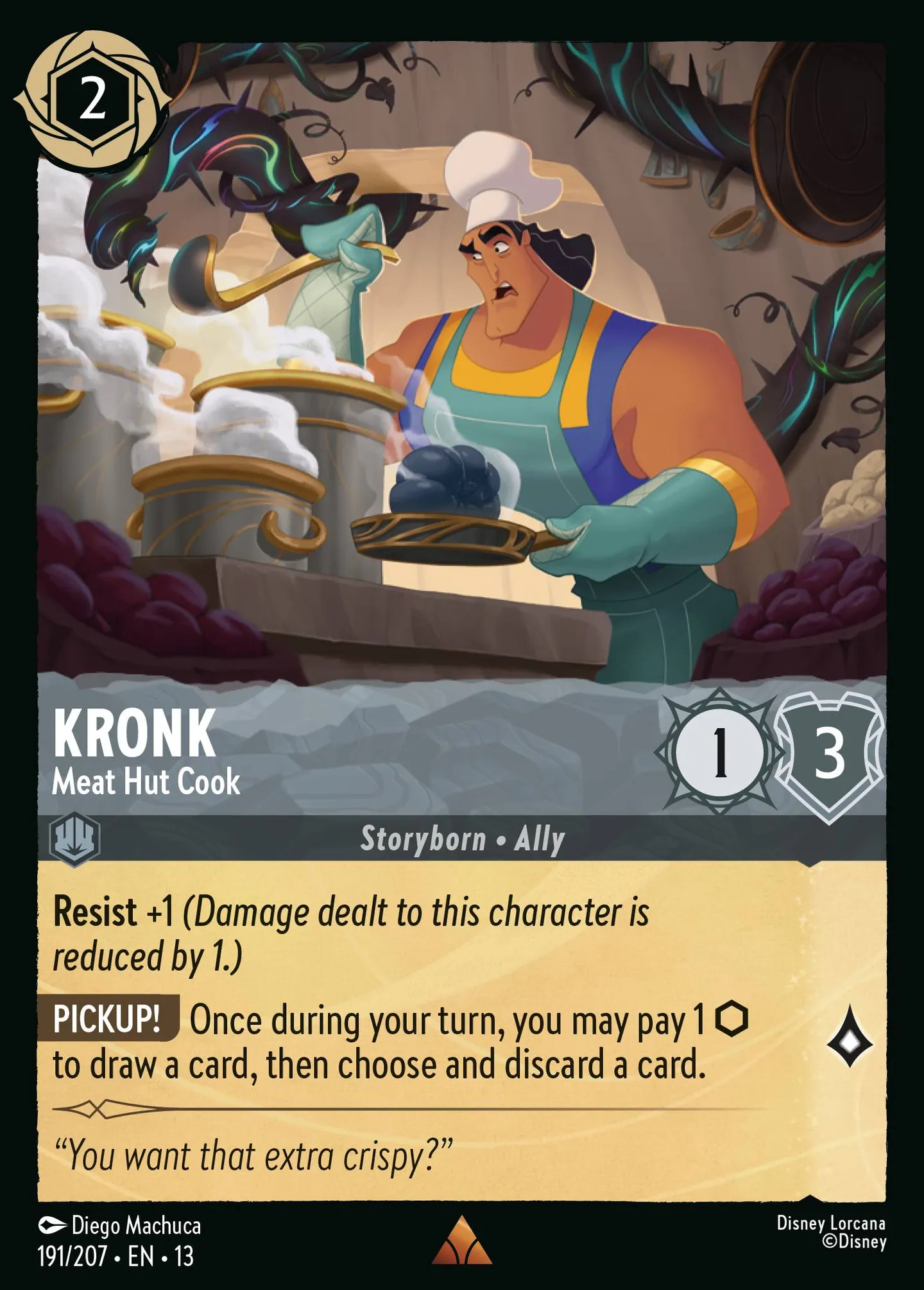Kronk - Meat Hut Cook — Attack of the Vine! — Lorcana