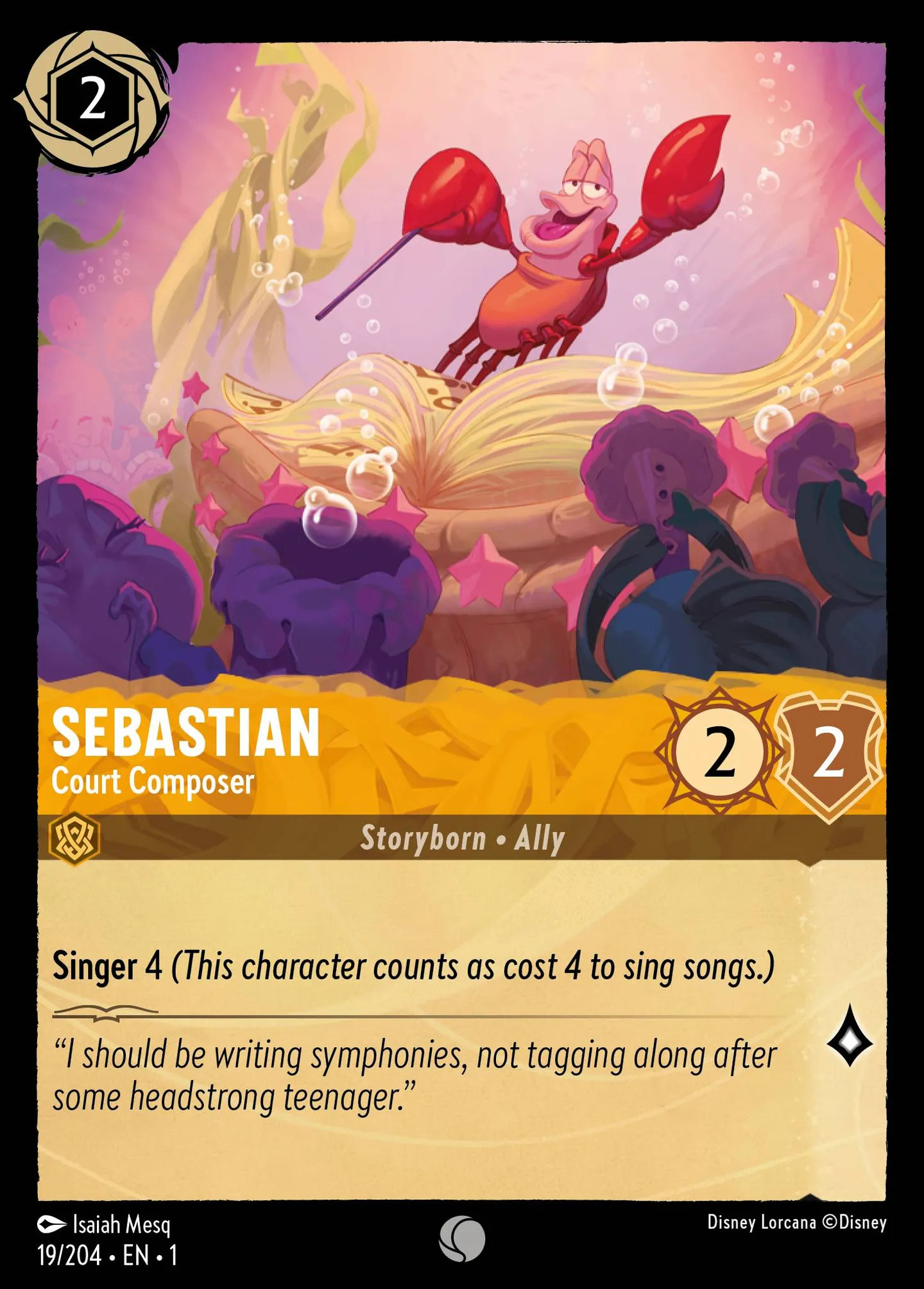 Sebastian - Court Composer — The First Chapter — Lorcana