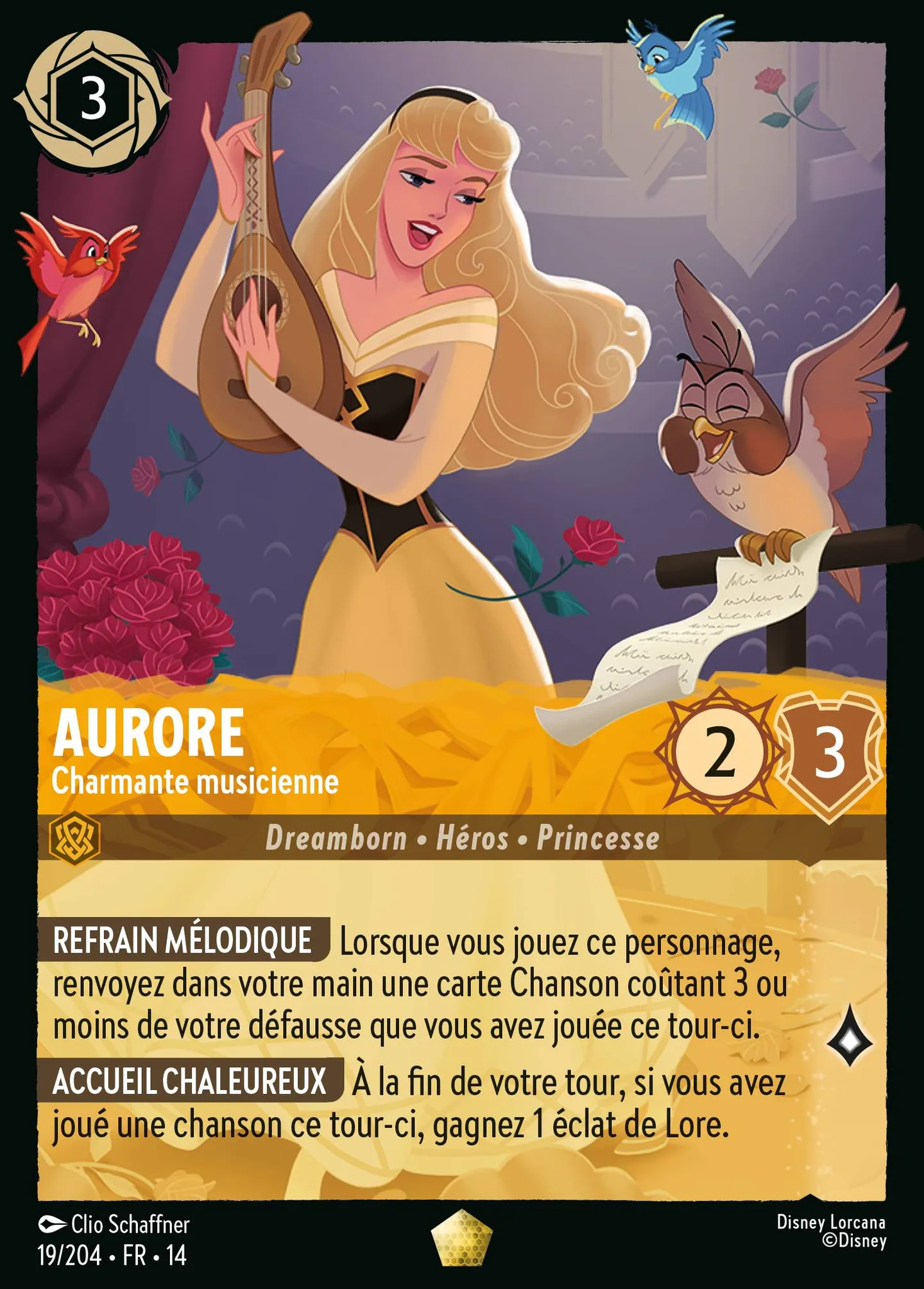 Aurore - Charmante musicienne — Hyperia City — Lorcana