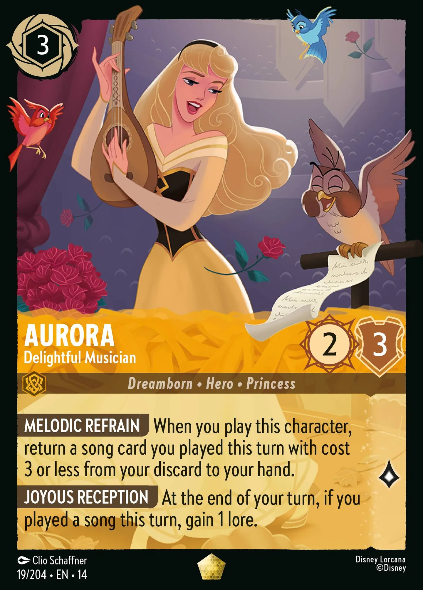 Aurora - Delightful Musician — Hyperia City — Lorcana