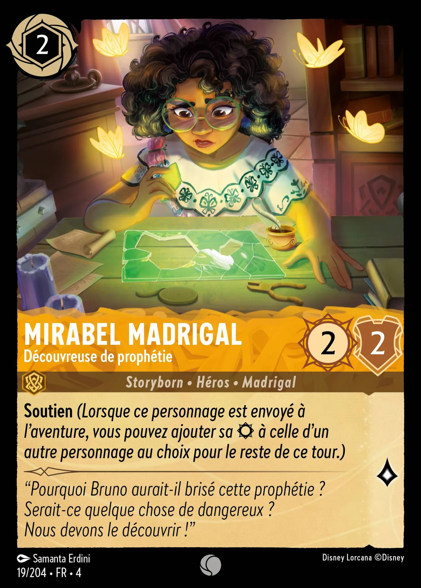 Mirabel Madrigal - Découvreuse de prophétie — Ursula's Return — Lorcana