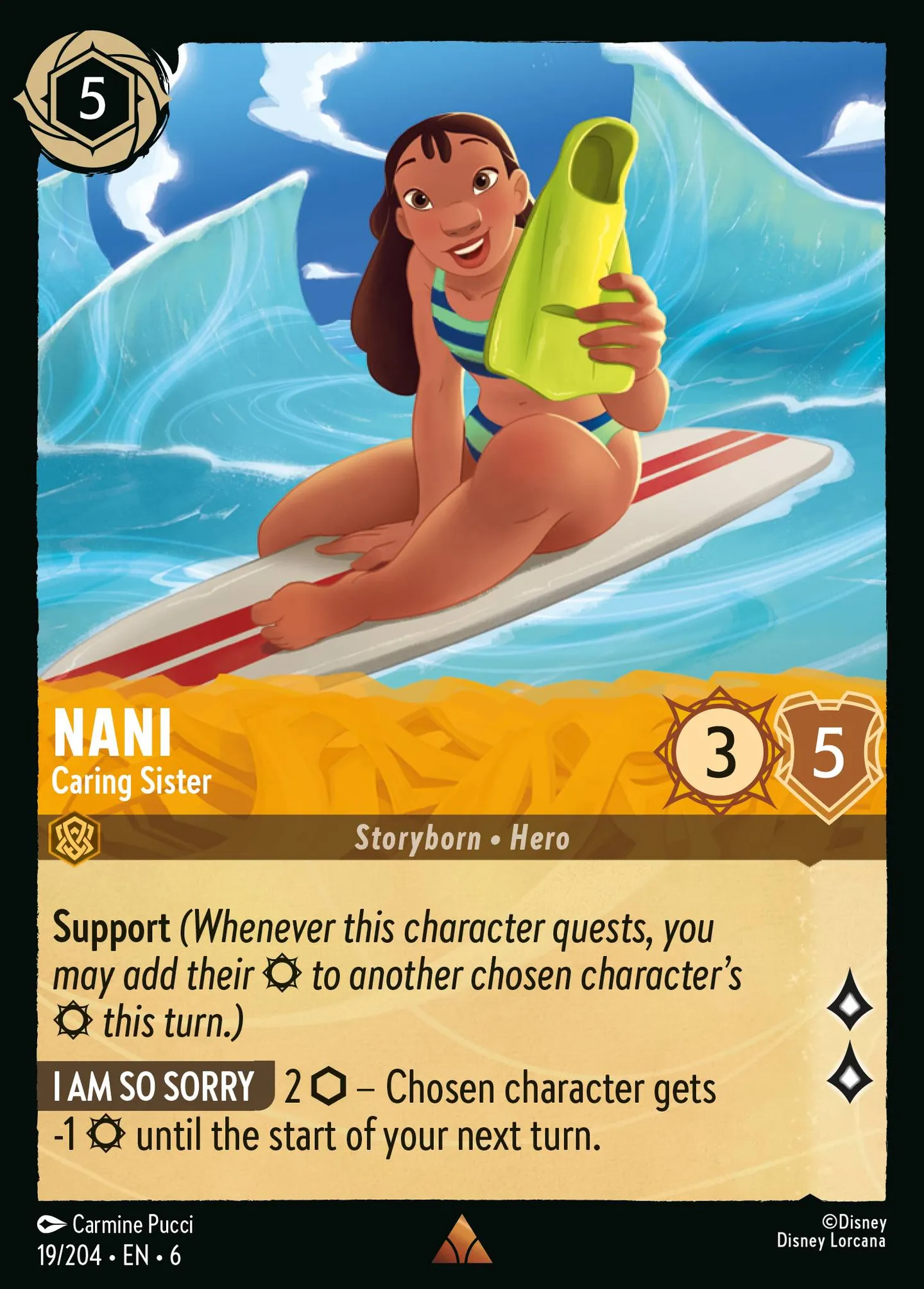 Nani - Sœur bienveillante — Azurite Sea — Lorcana