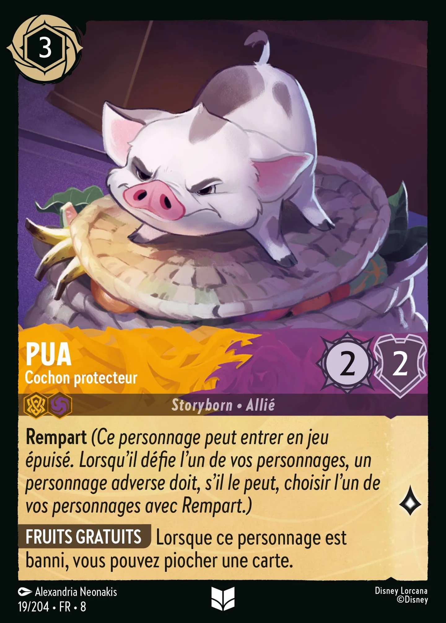 Pua - Cochon protecteur — The Reign of Jafar — Lorcana