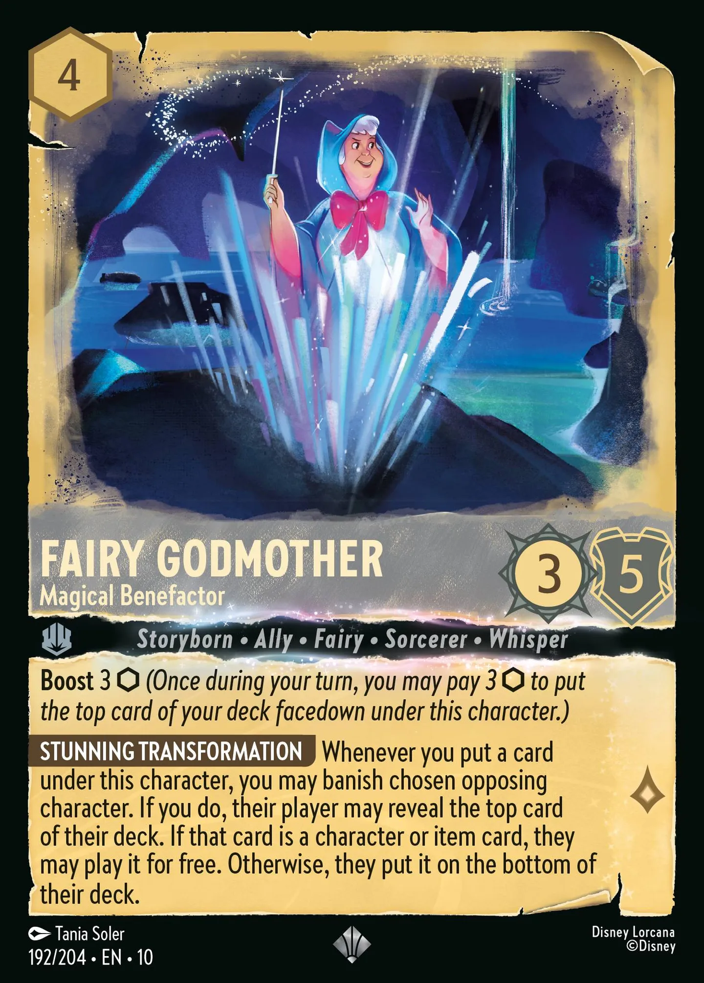 Fairy Godmother - Magical Benefactor — Whispers in the Well — Lorcana