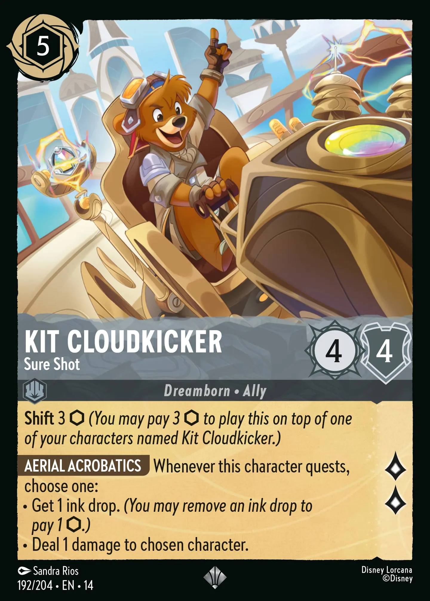 Kit Cloudkicker - Sure Shot — Hyperia City — Lorcana
