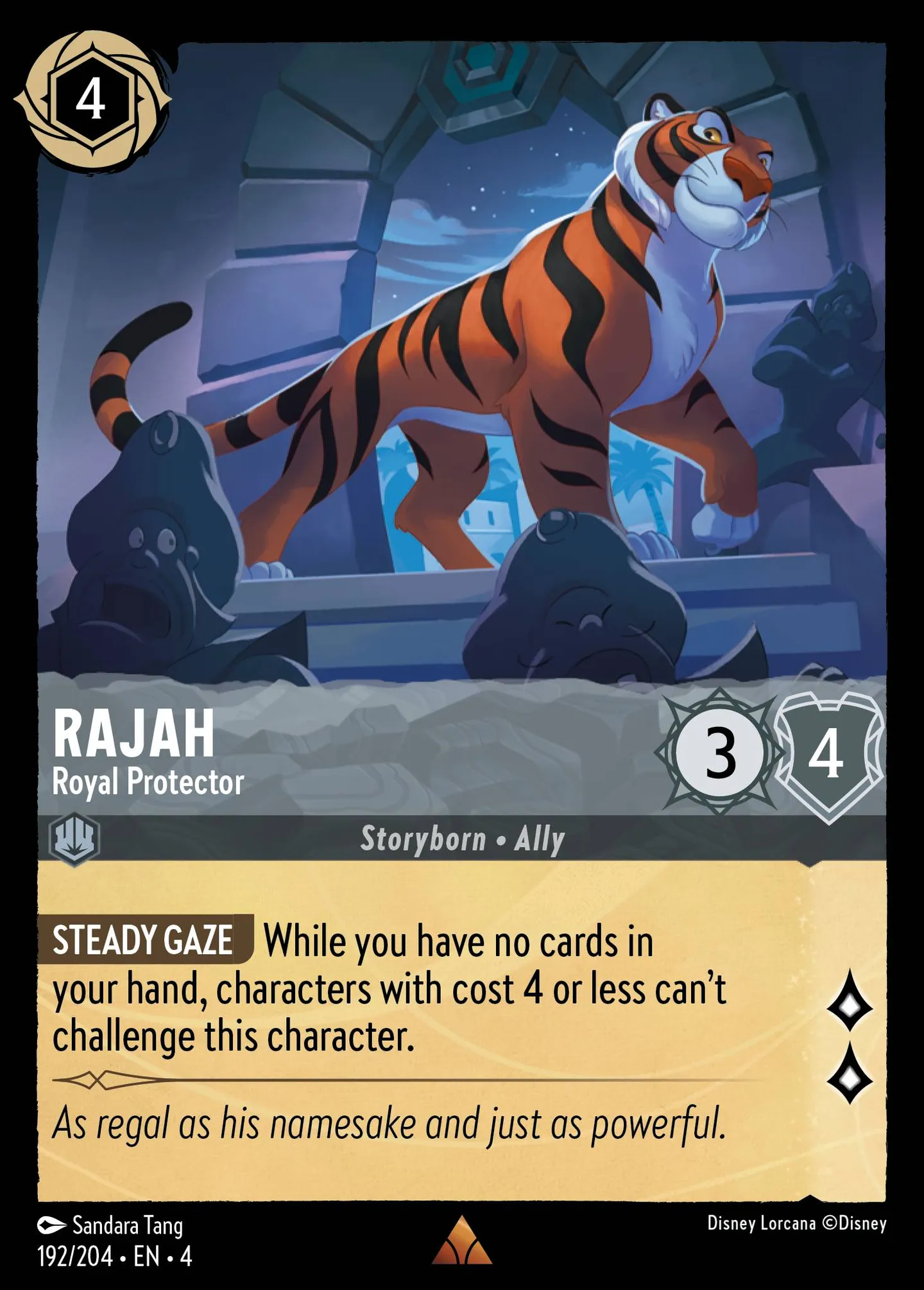 Rajah - Royal Protector — Ursula's Return — Lorcana