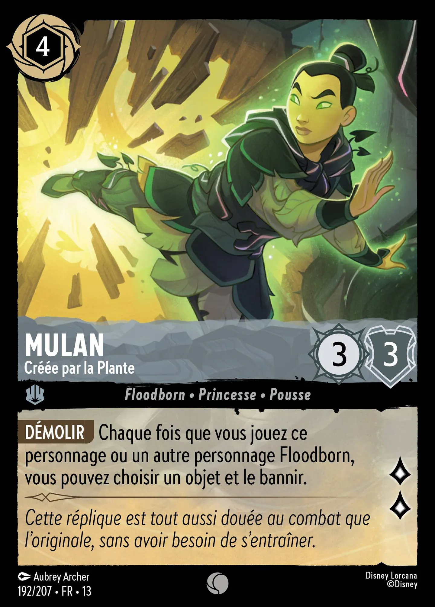 Mulan - Créée par la Plante — Attack of the Vine! — Lorcana