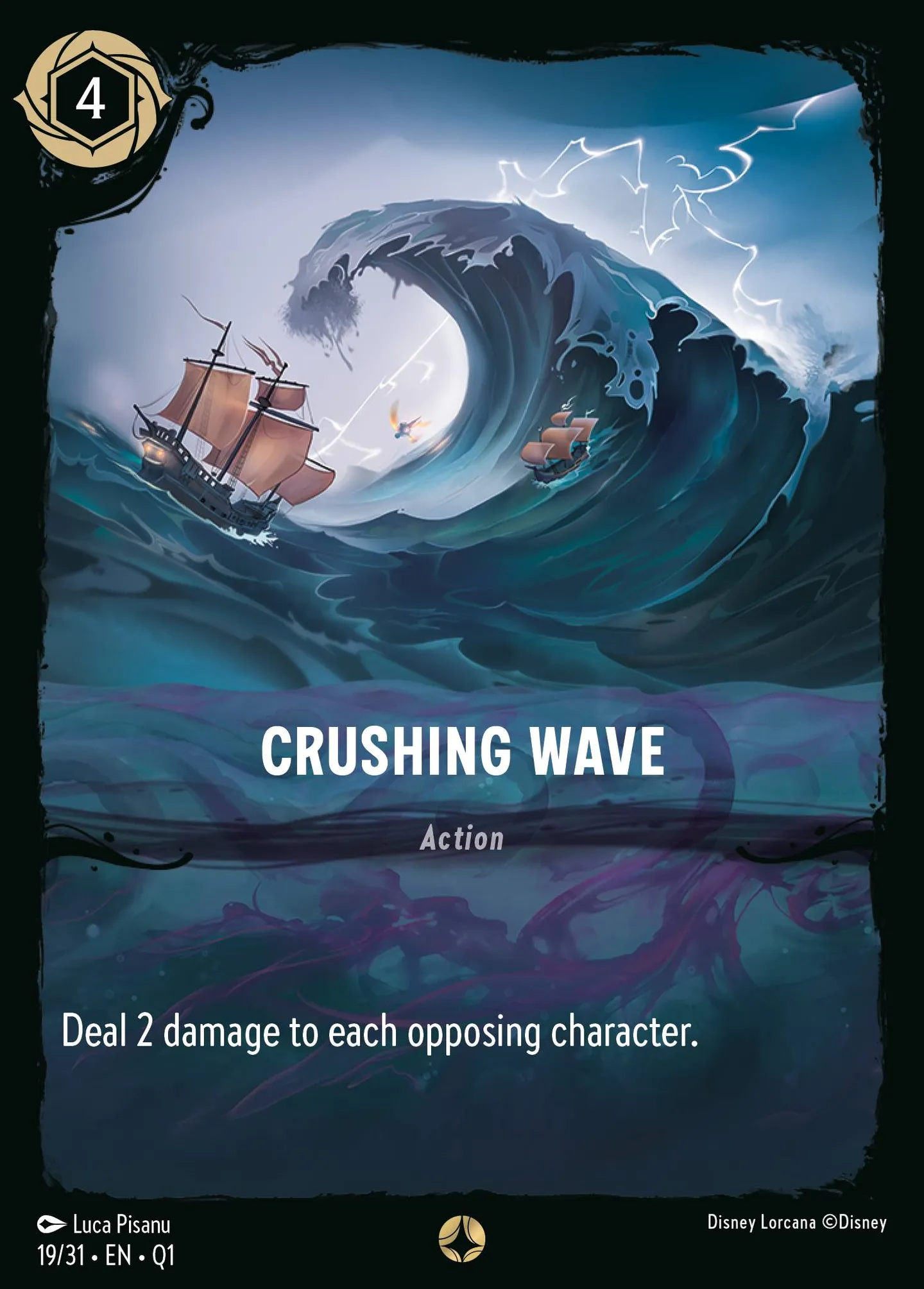 Crushing Wave — Illumineer's Quest: Deep Trouble — Lorcana