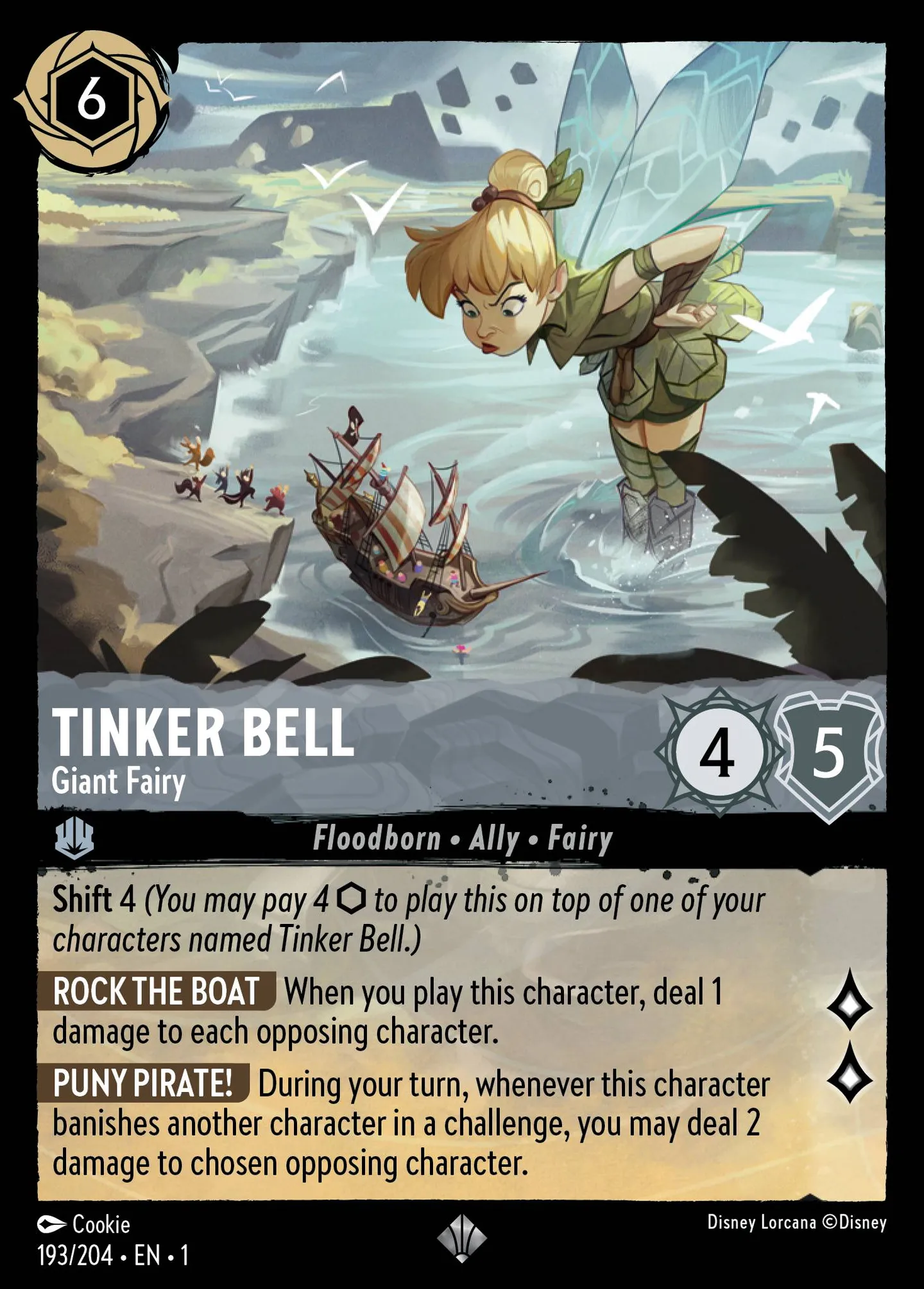 Tinker Bell - Giant Fairy — The First Chapter — Lorcana