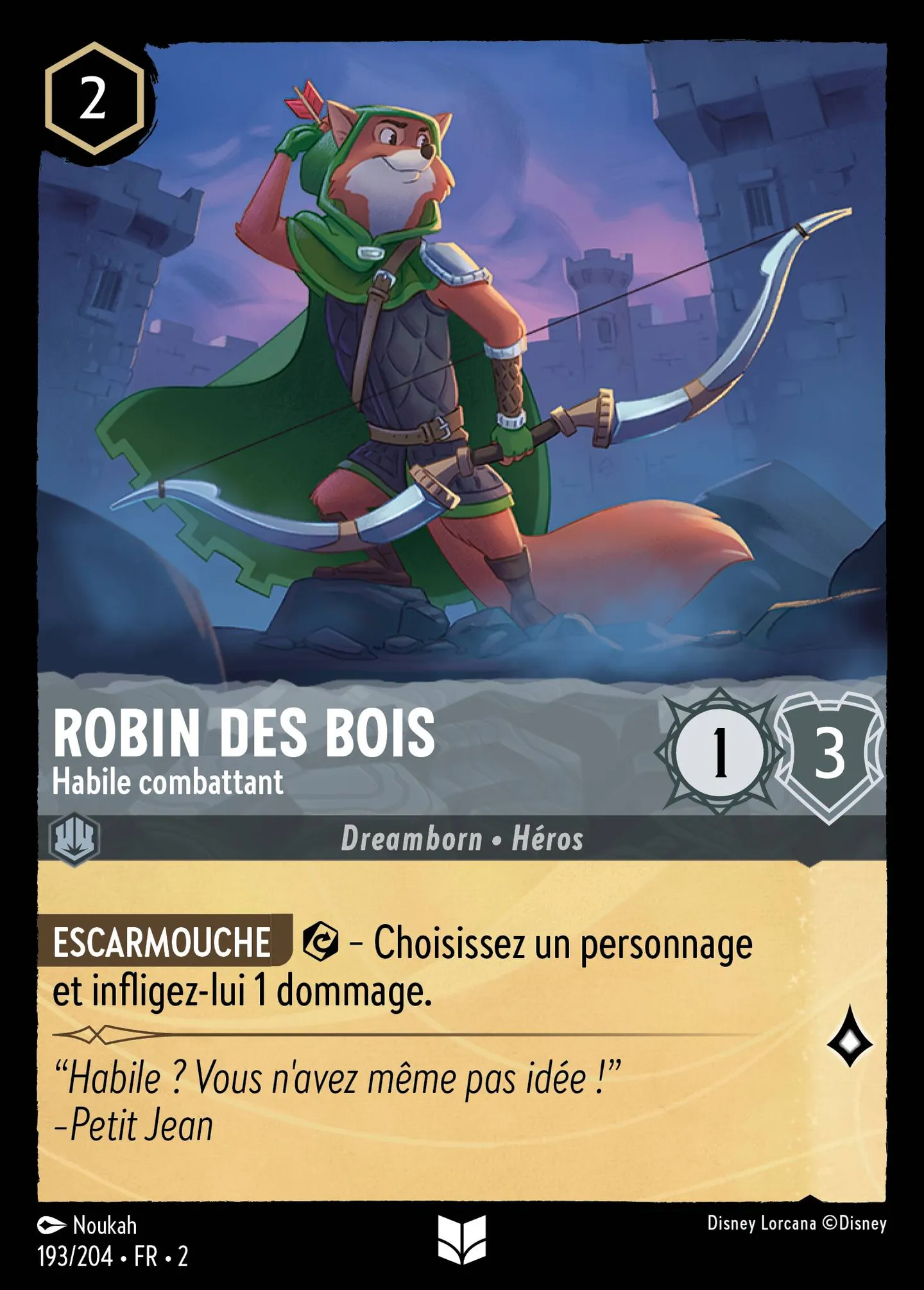 Robin des Bois - Habile combattant — Rise of the Floodborn — Lorcana