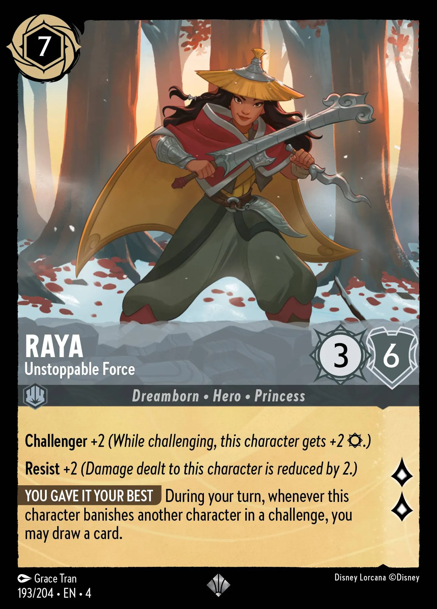 Raya - Unstoppable Force — Ursula's Return — Lorcana